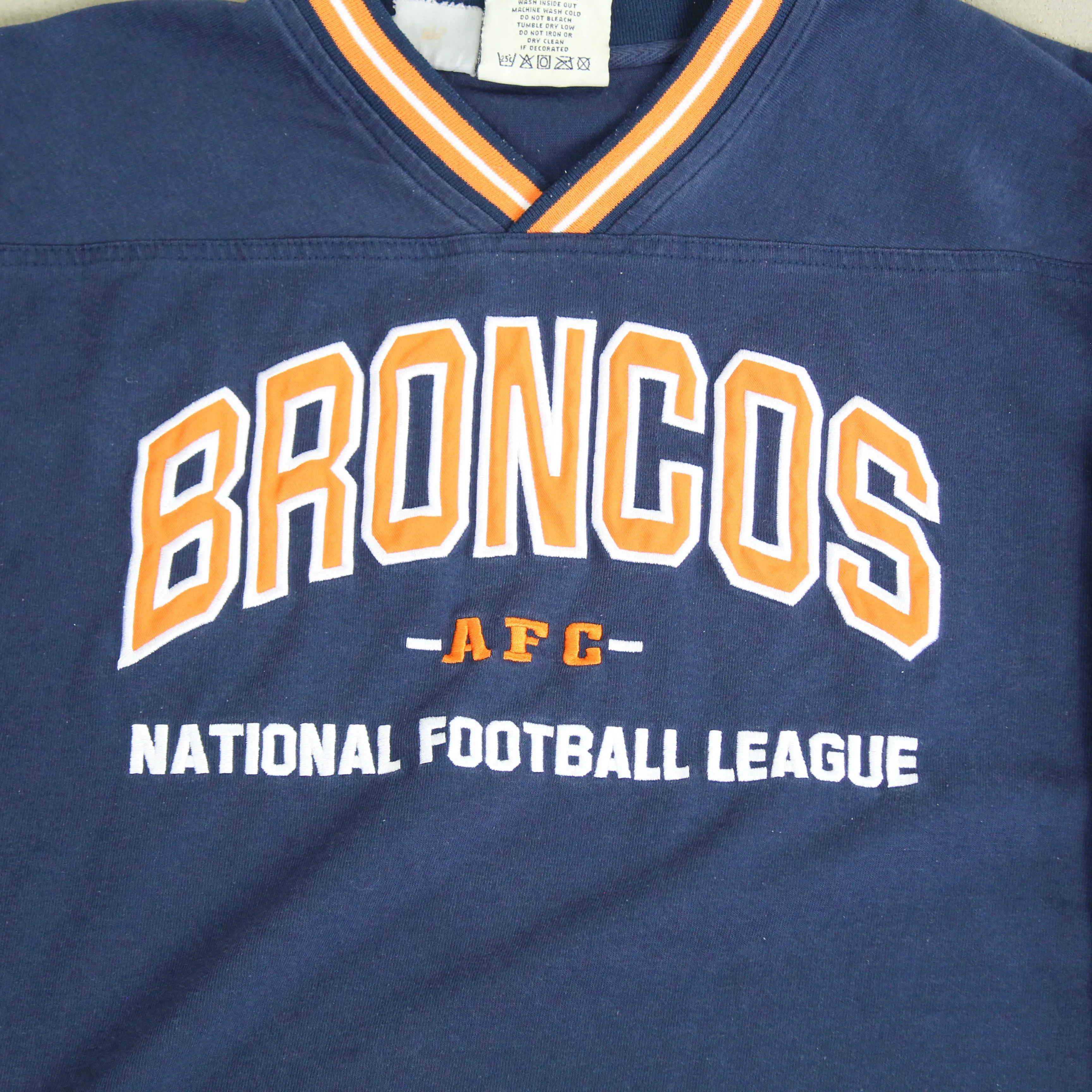 F- Vintage Denver Broncos NFL Lee Embroidered Text Long Sleeve Tee sold by HG Vintage product image thumbnail 2