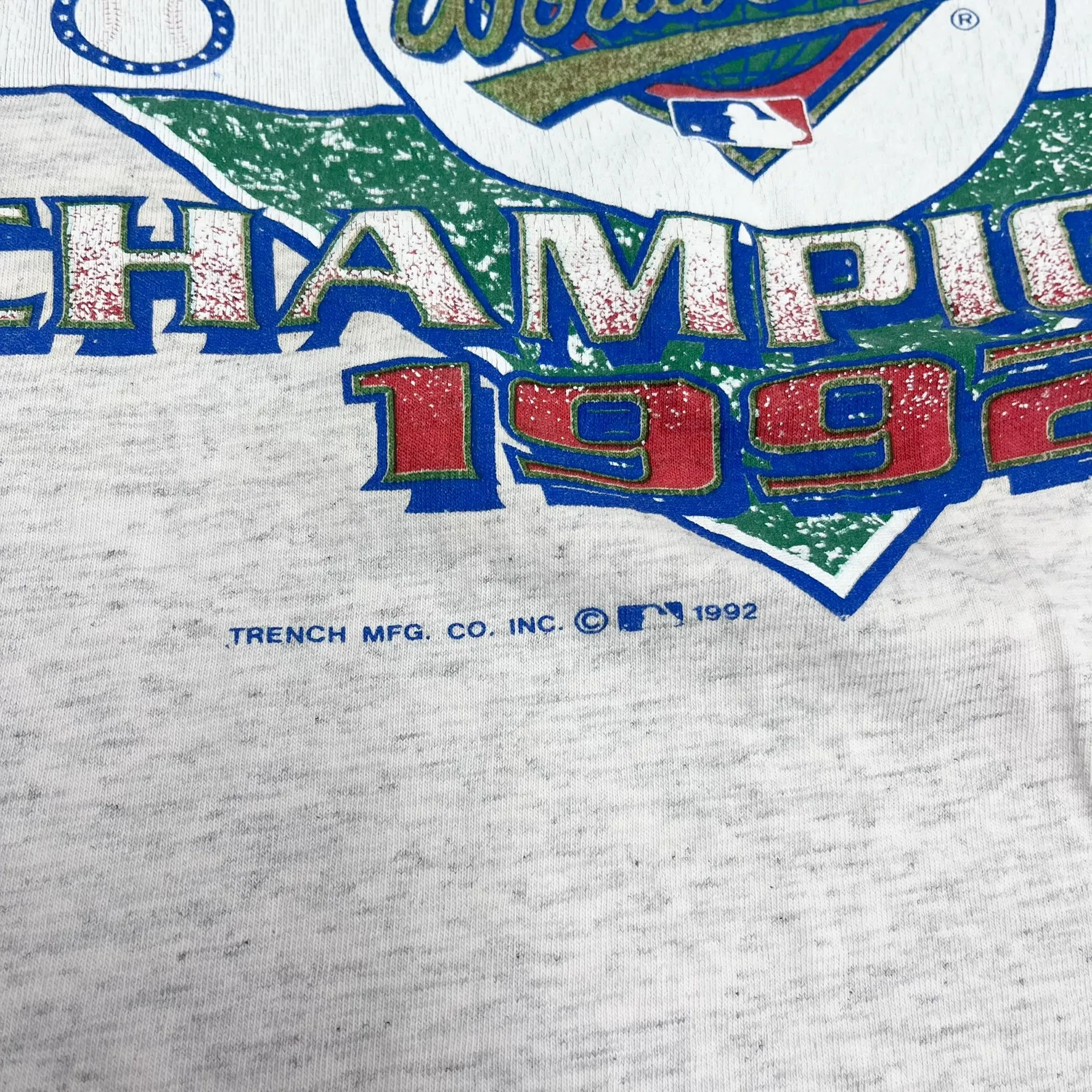 F- Vintage 1992 Toronto Blue Jays MLB American League Champs Single Stitch Tee sold by HG Vintage product image thumbnail 3