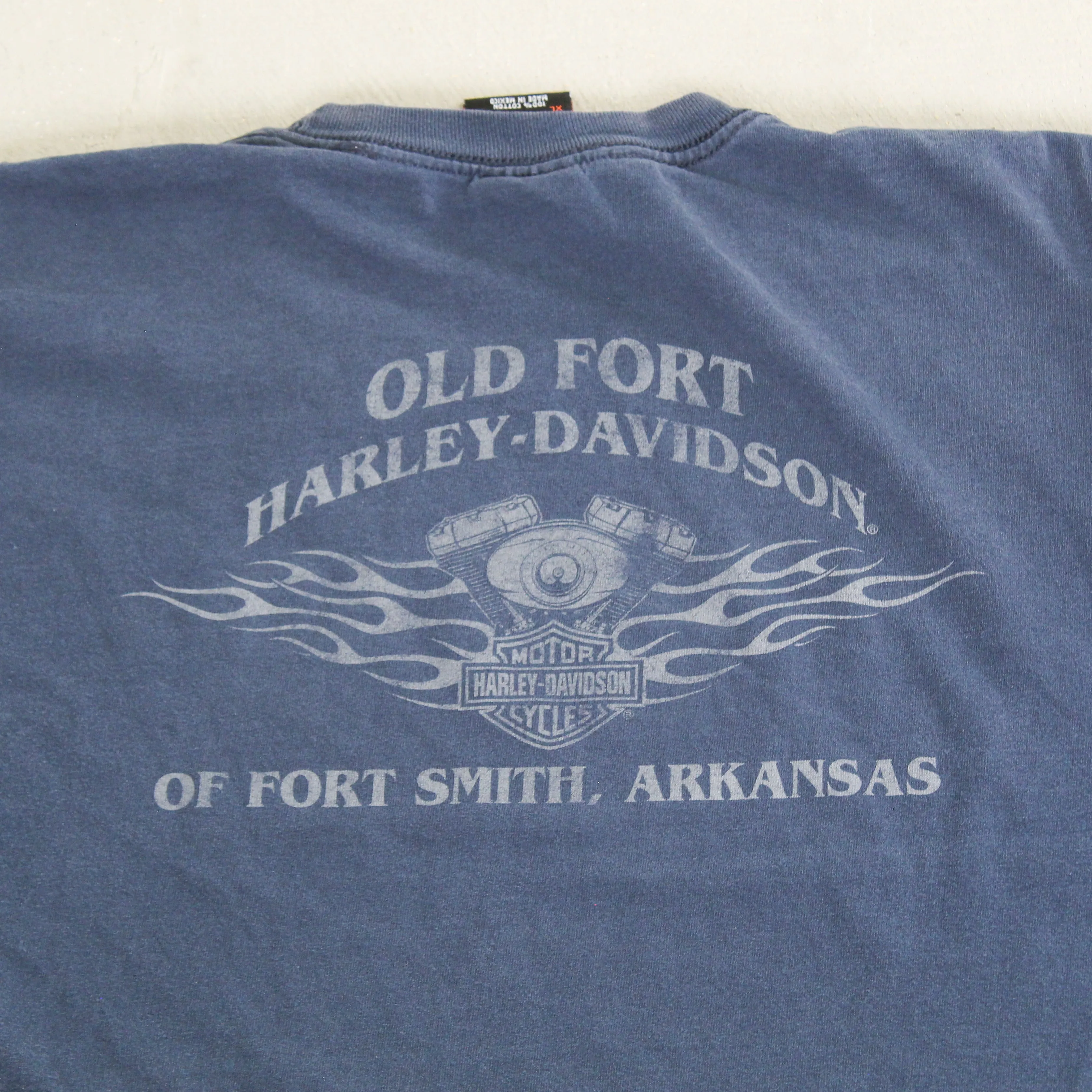 F- Vintage Harley Davidson Fort Smith Arkansas America's Finest Tee sold by HG Vintage product image thumbnail 4