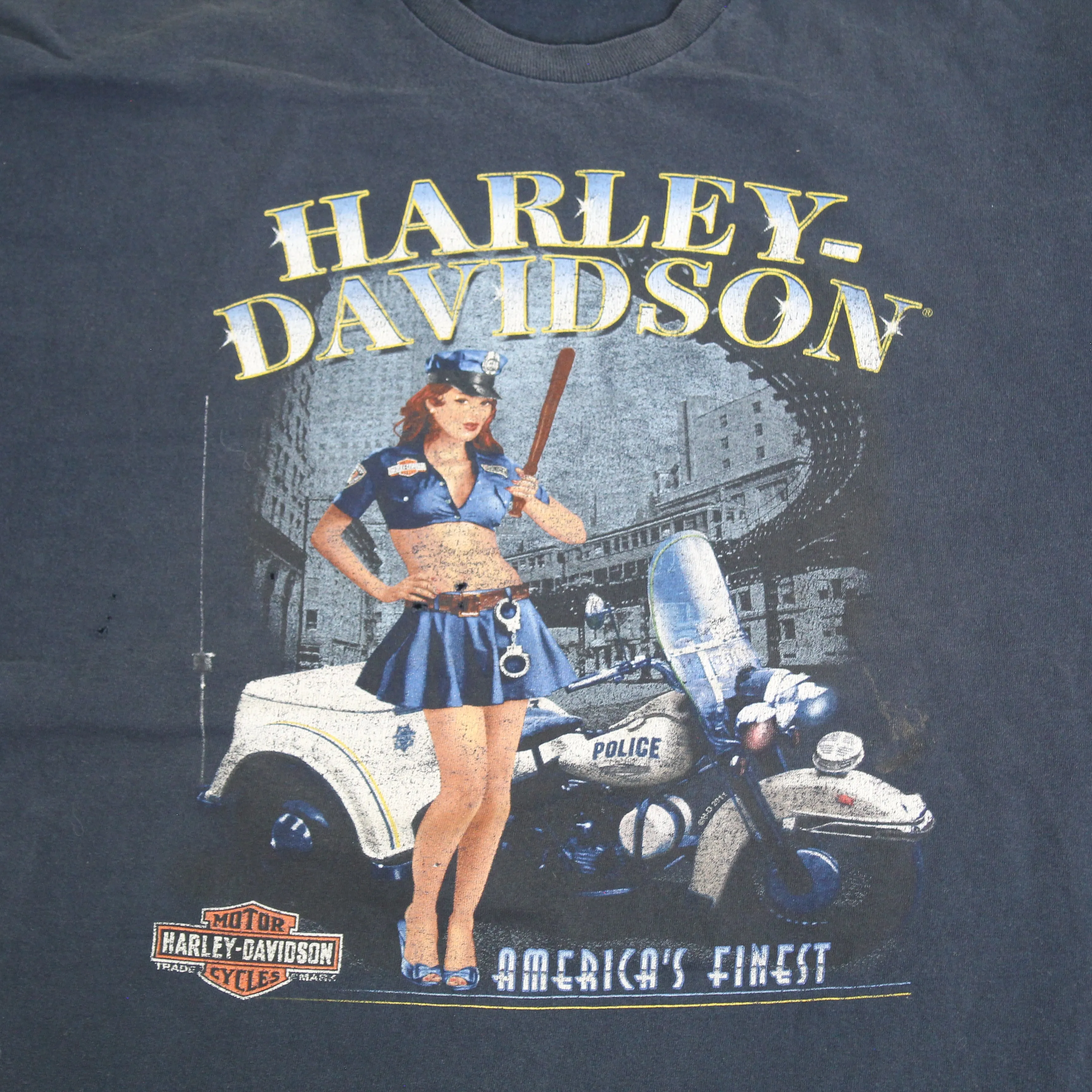 F- Vintage Harley Davidson Fort Smith Arkansas America's Finest Tee sold by HG Vintage product image thumbnail 2