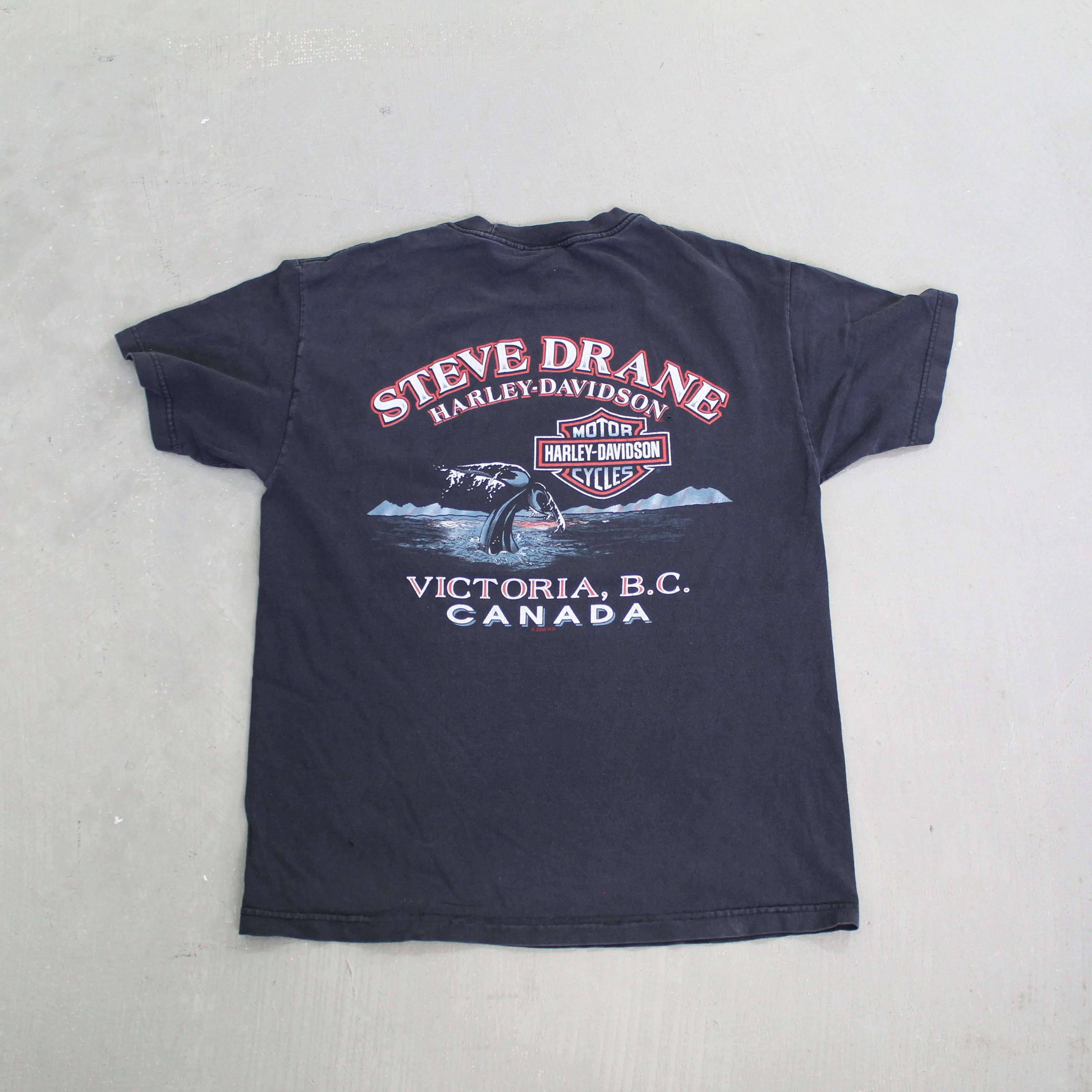 F- 2015 Harley Davidson Victoria BC Canada Big Foot Tee sold by HG Vintage product image thumbnail 3