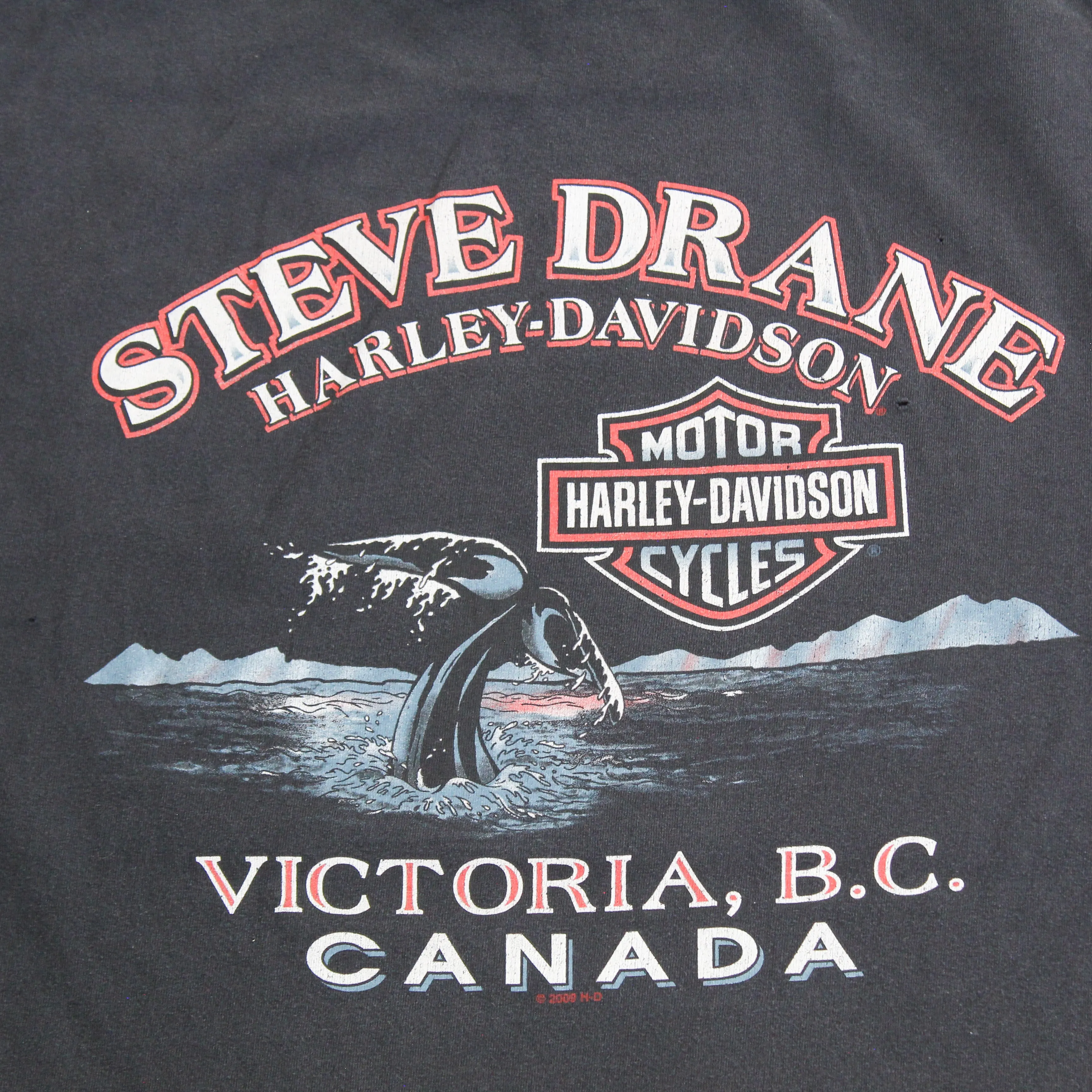 F- 2015 Harley Davidson Victoria BC Canada Big Foot Tee sold by HG Vintage product image thumbnail 4