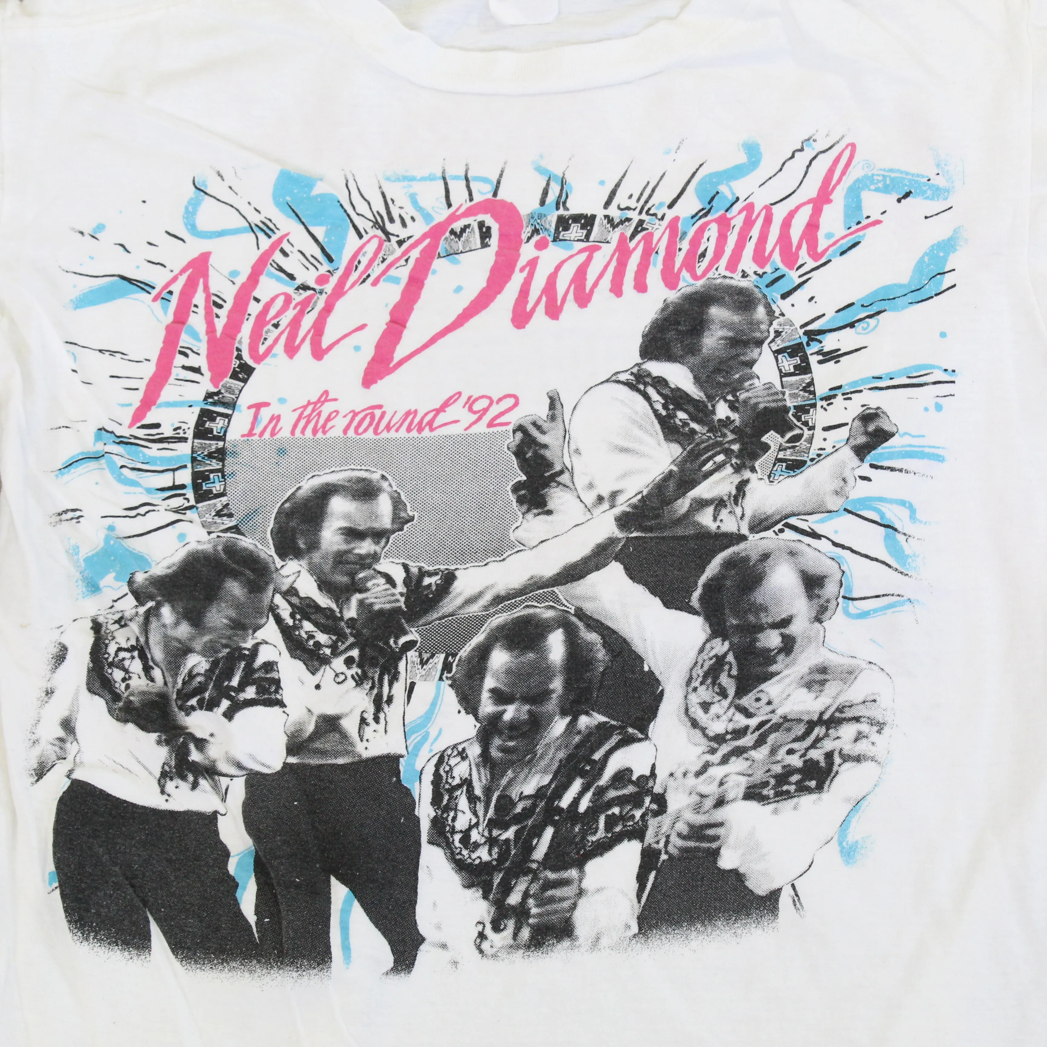F- Vintage 1992 Neil Diamond In The Round Tour Tee sold by HG Vintage product image thumbnail 2
