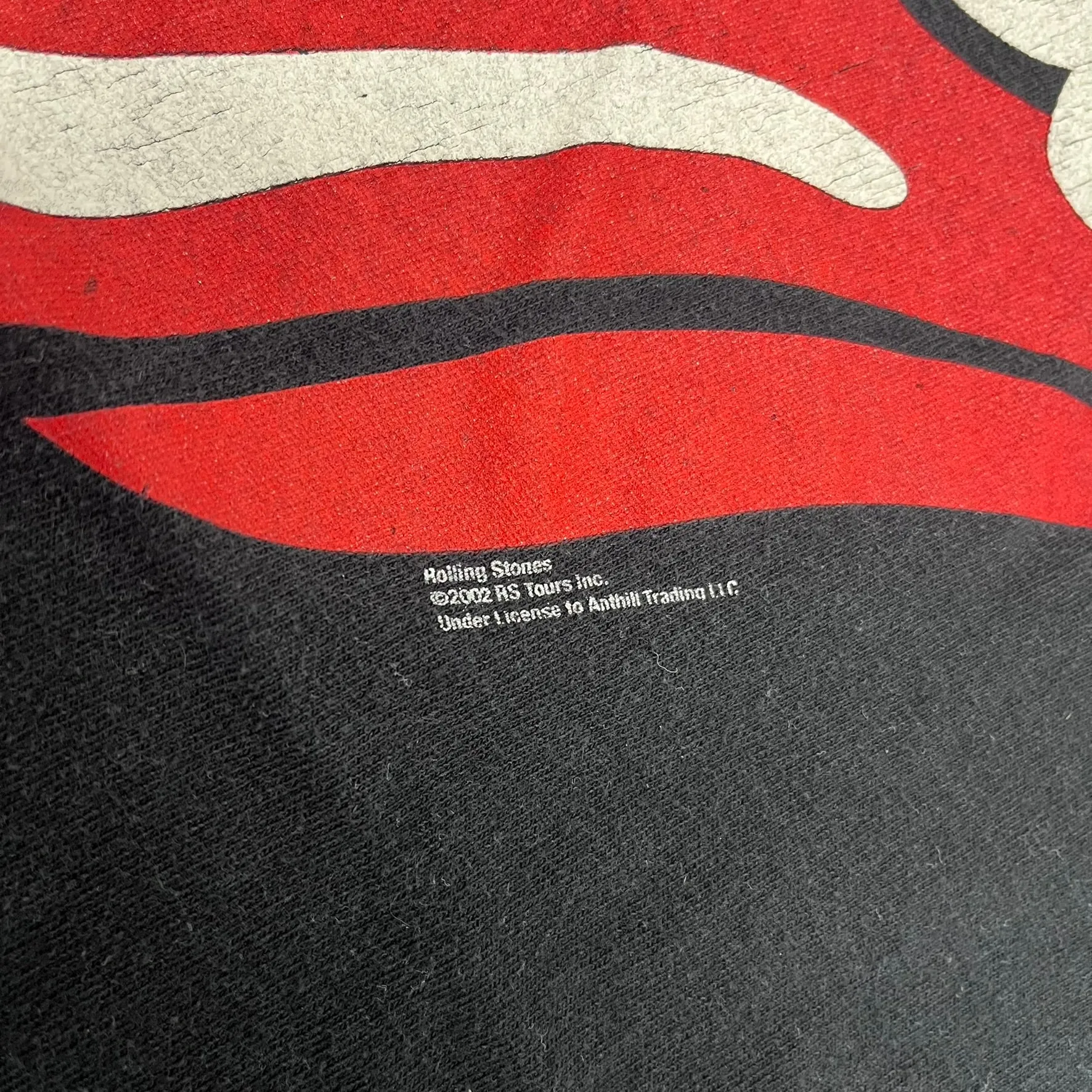 F- Vintage 2002 The Rolling Stones Tongue Logo Blue Anvil Tag Tee sold by HG Vintage product image thumbnail 3