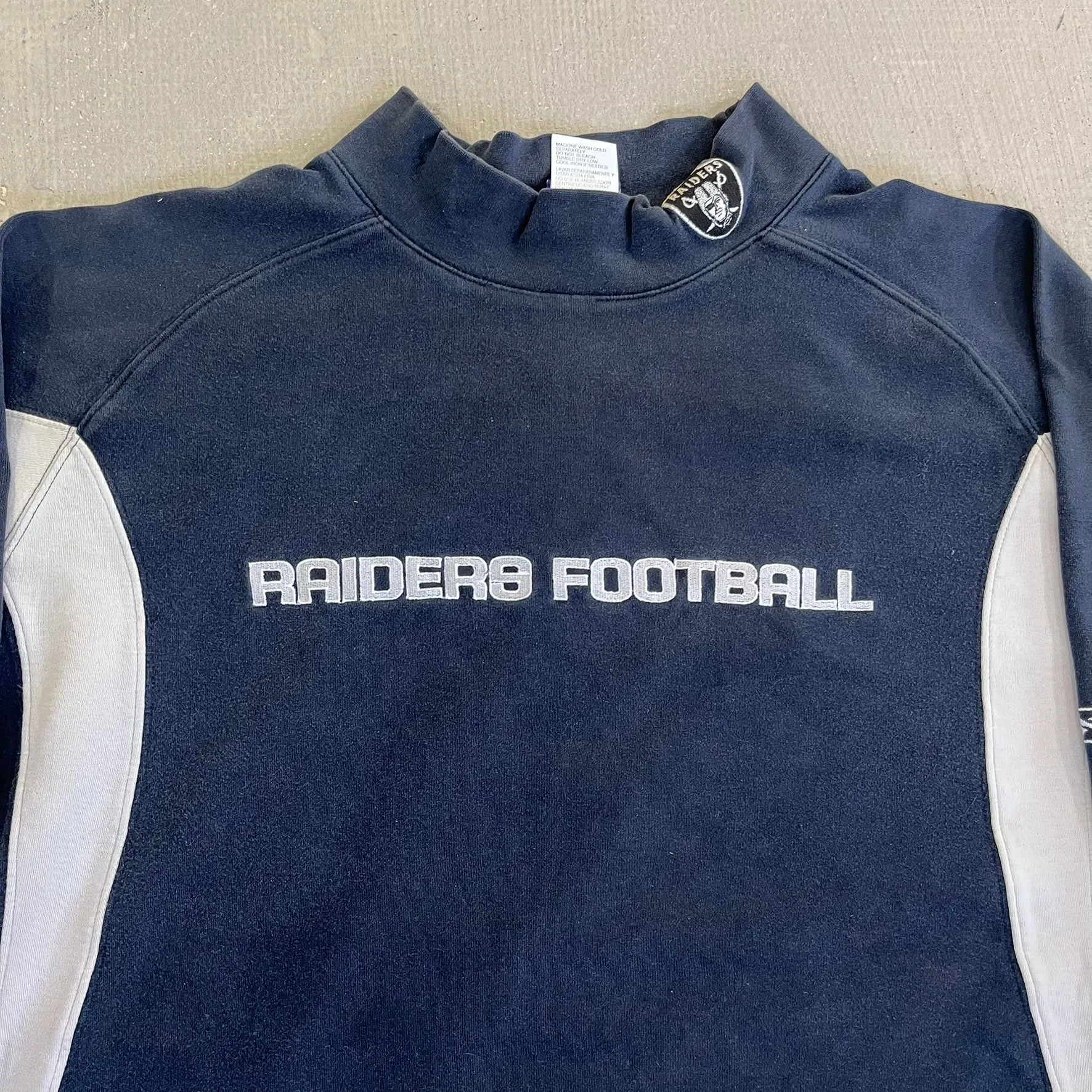 F- Vintage Oakland Raiders NFL Reebok Long Sleeve Tee sold by HG Vintage product image thumbnail 2