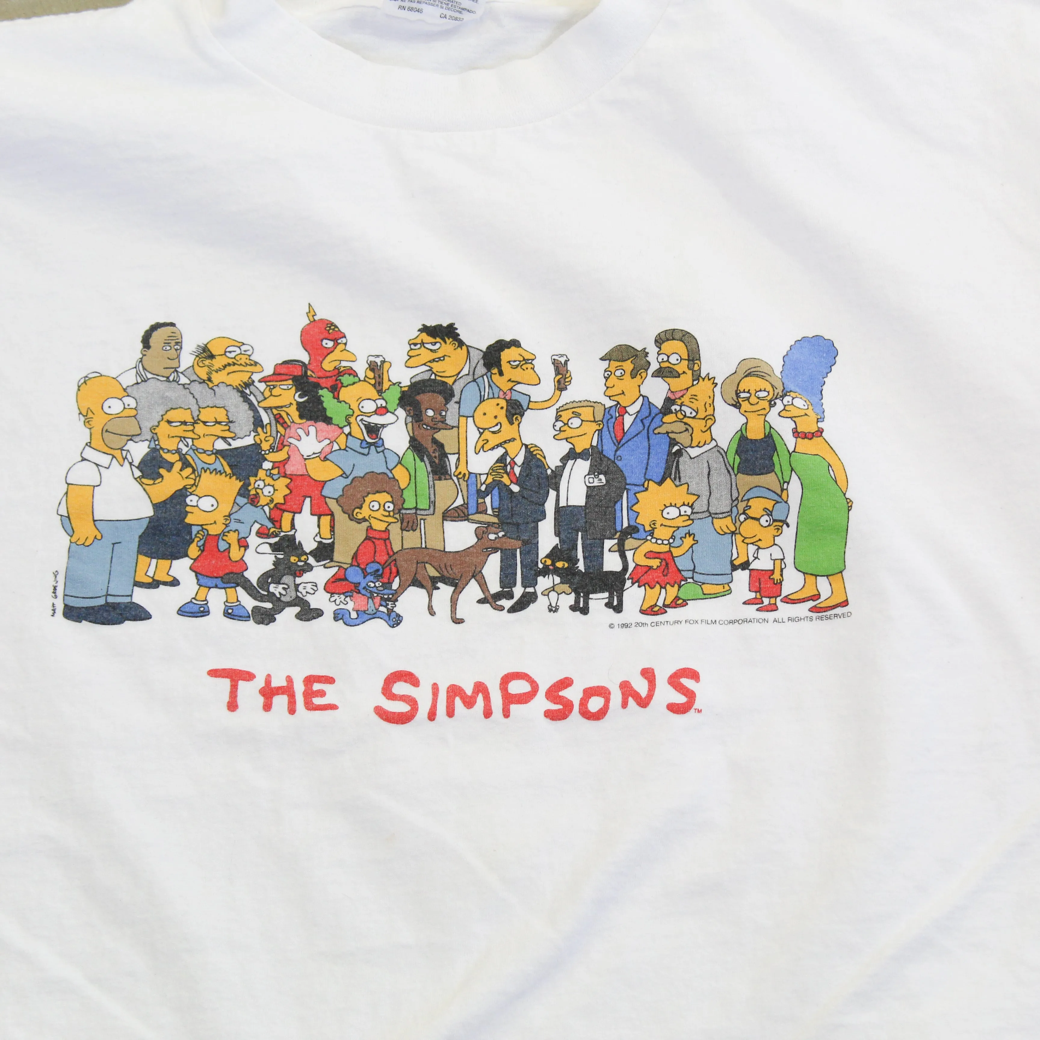 F- Vintage 1991 The Simpsons Character Single Stitch Tee sold by HG Vintage product image thumbnail 2