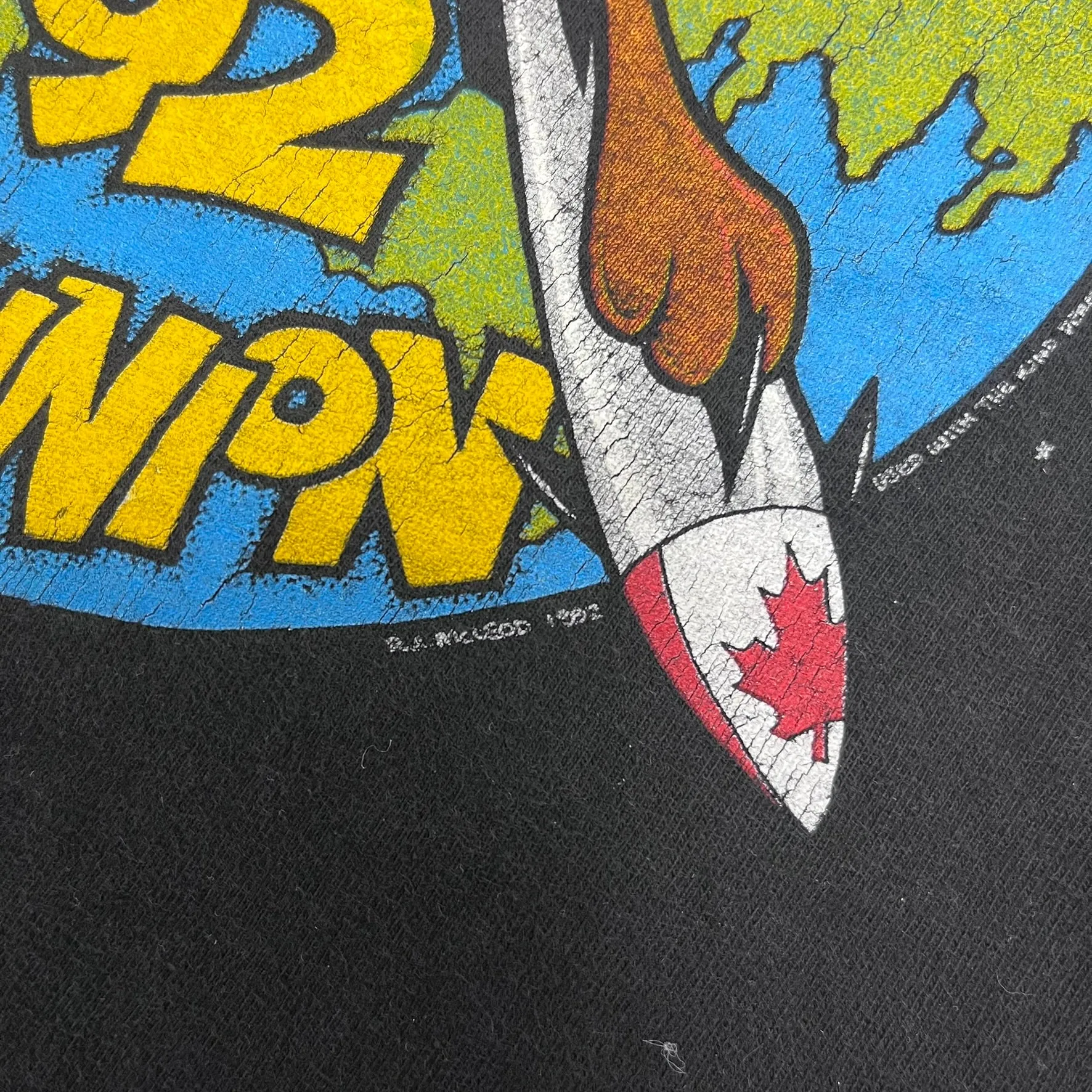 F- Vintage 1992 Tasmanian Devil Looney Tunes Bootleg Single Stitch Tee sold by HG Vintage product image thumbnail 3