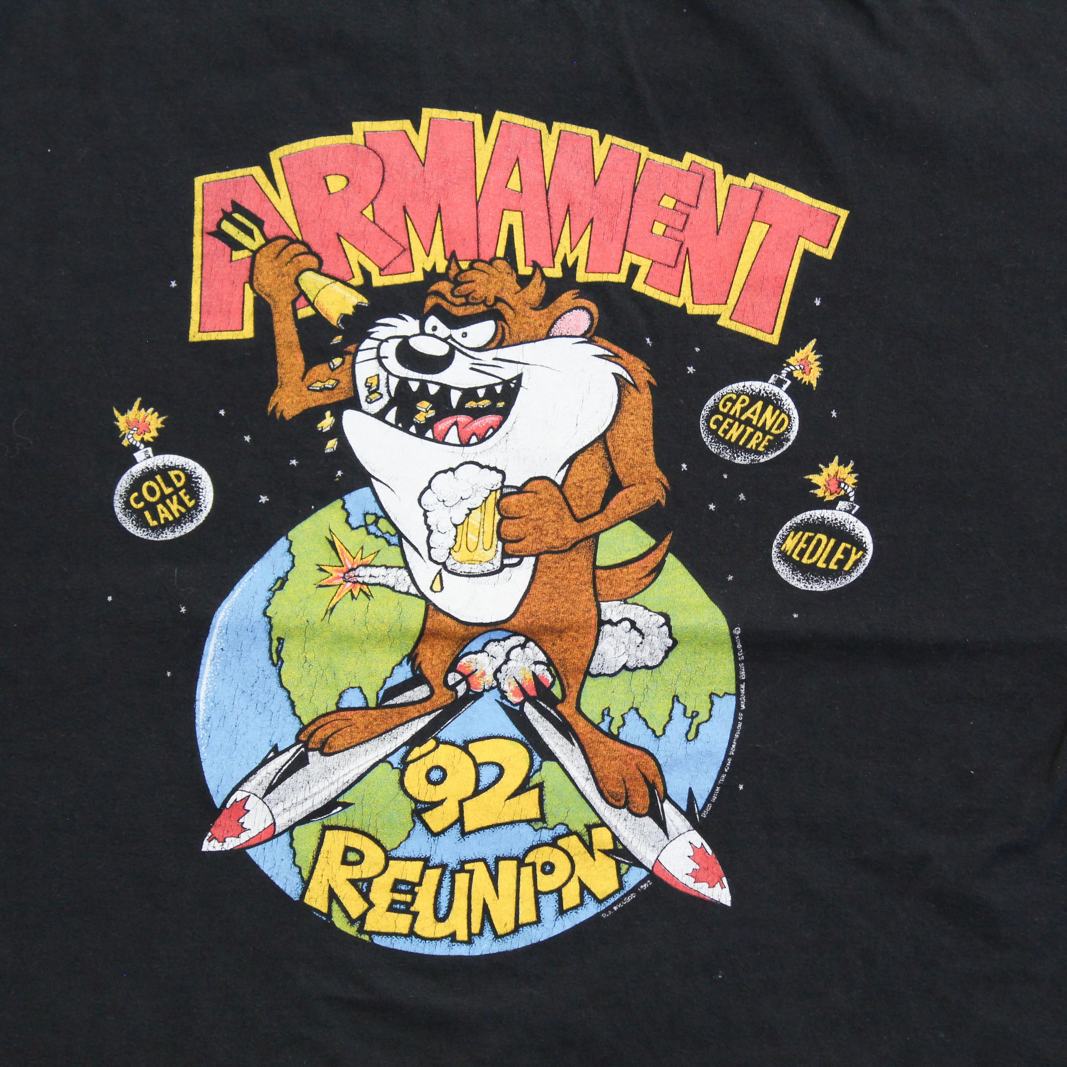 F- Vintage 1992 Tasmanian Devil Looney Tunes Bootleg Single Stitch Tee sold by HG Vintage product image thumbnail 2