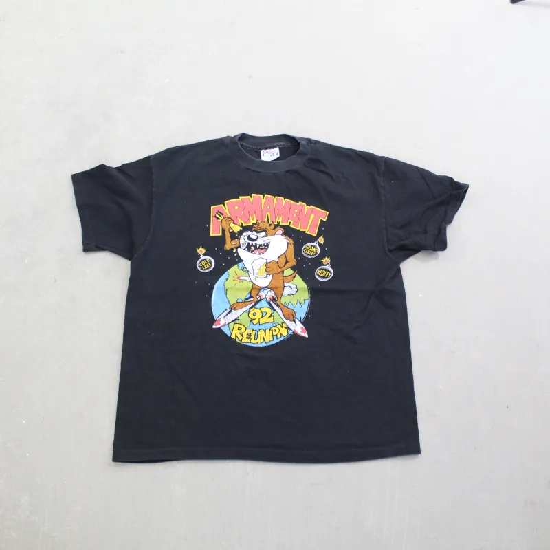 F- Vintage 1992 Tasmanian Devil Looney Tunes Bootleg Single Stitch Tee sold by HG Vintage