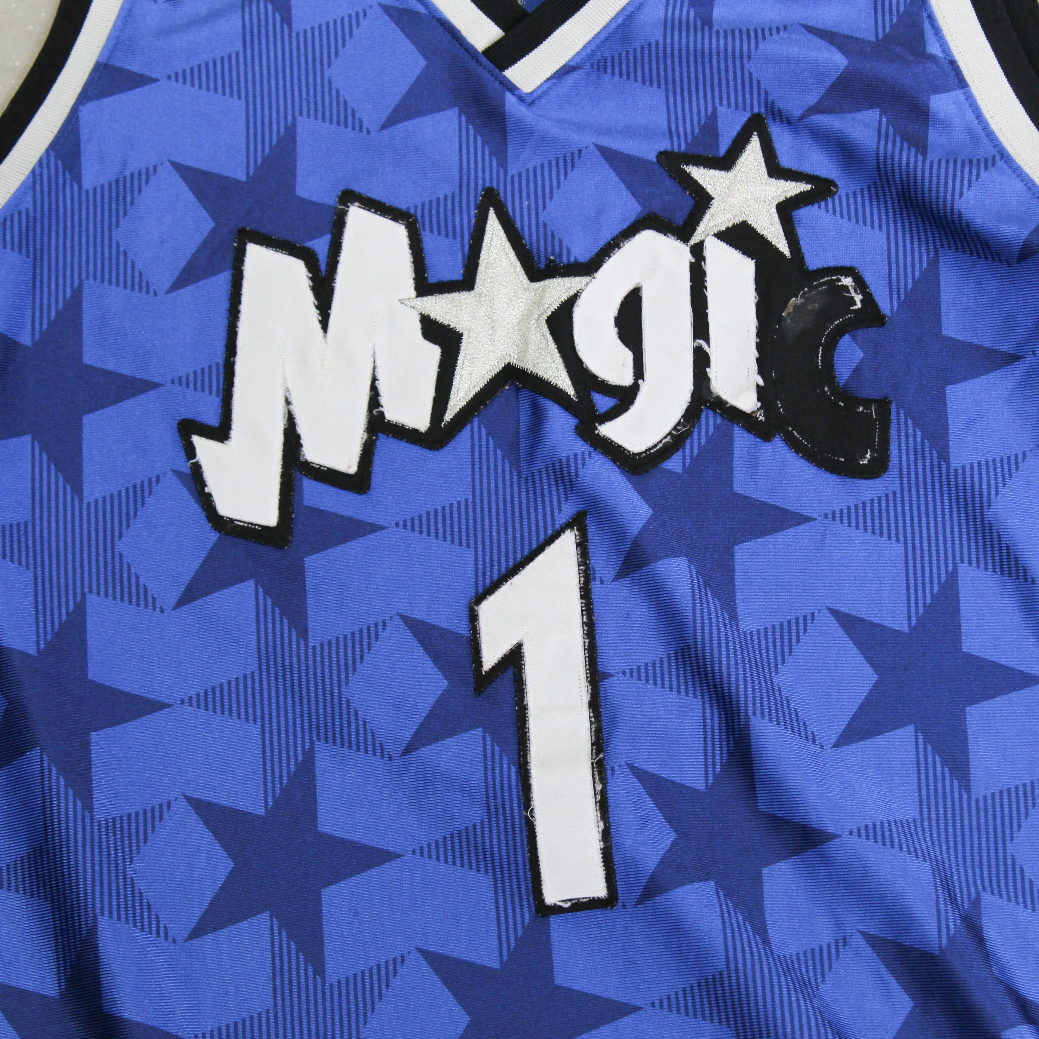 F- Vintage Orlando Magic Tracy McGrady NBA Champion Pro Cut Basketball Jersey sold by HG Vintage product image thumbnail 2