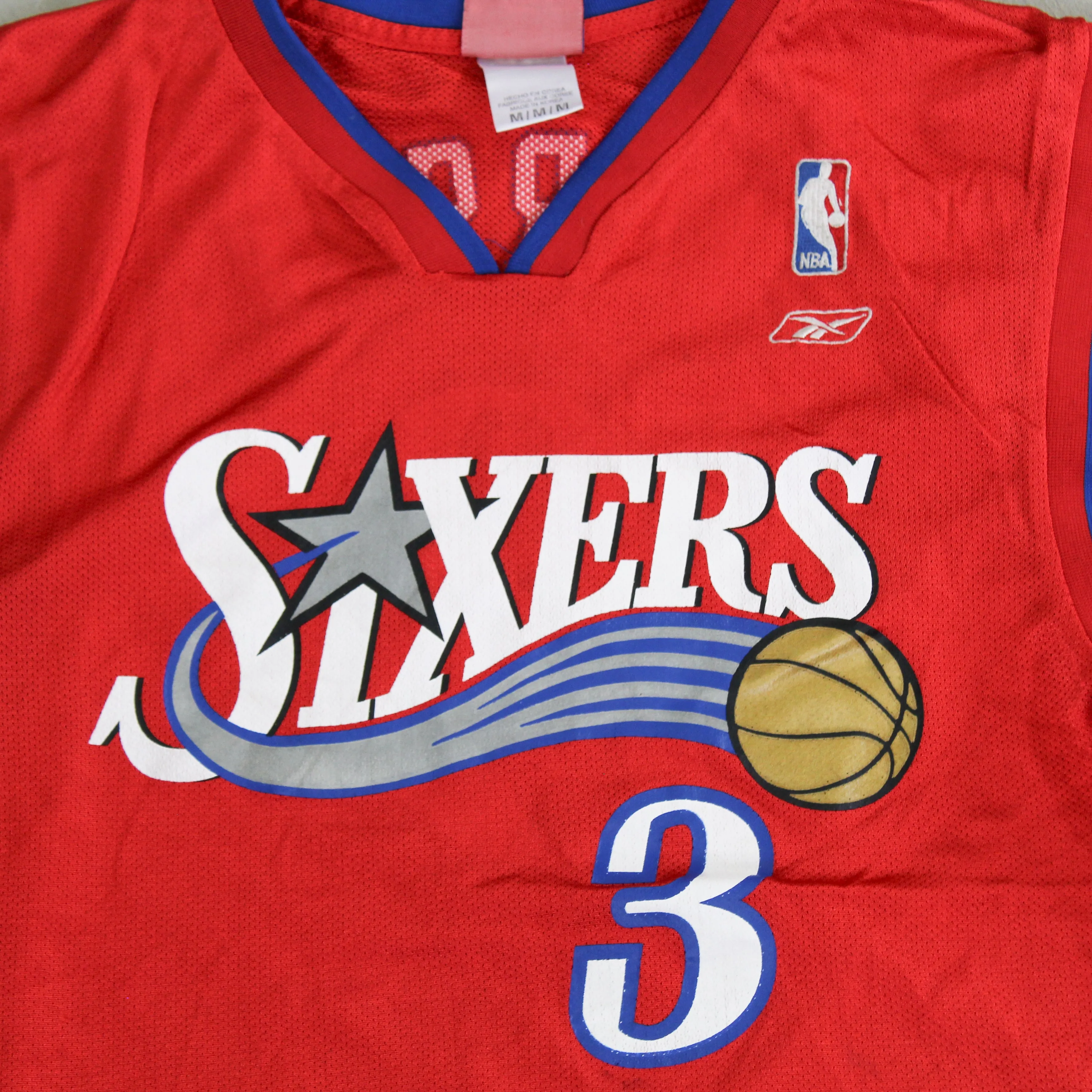 F- Vintage Philadelphia 76ers Allen Iverson NBA Reebok Basketball Jersey sold by HG Vintage product image thumbnail 2