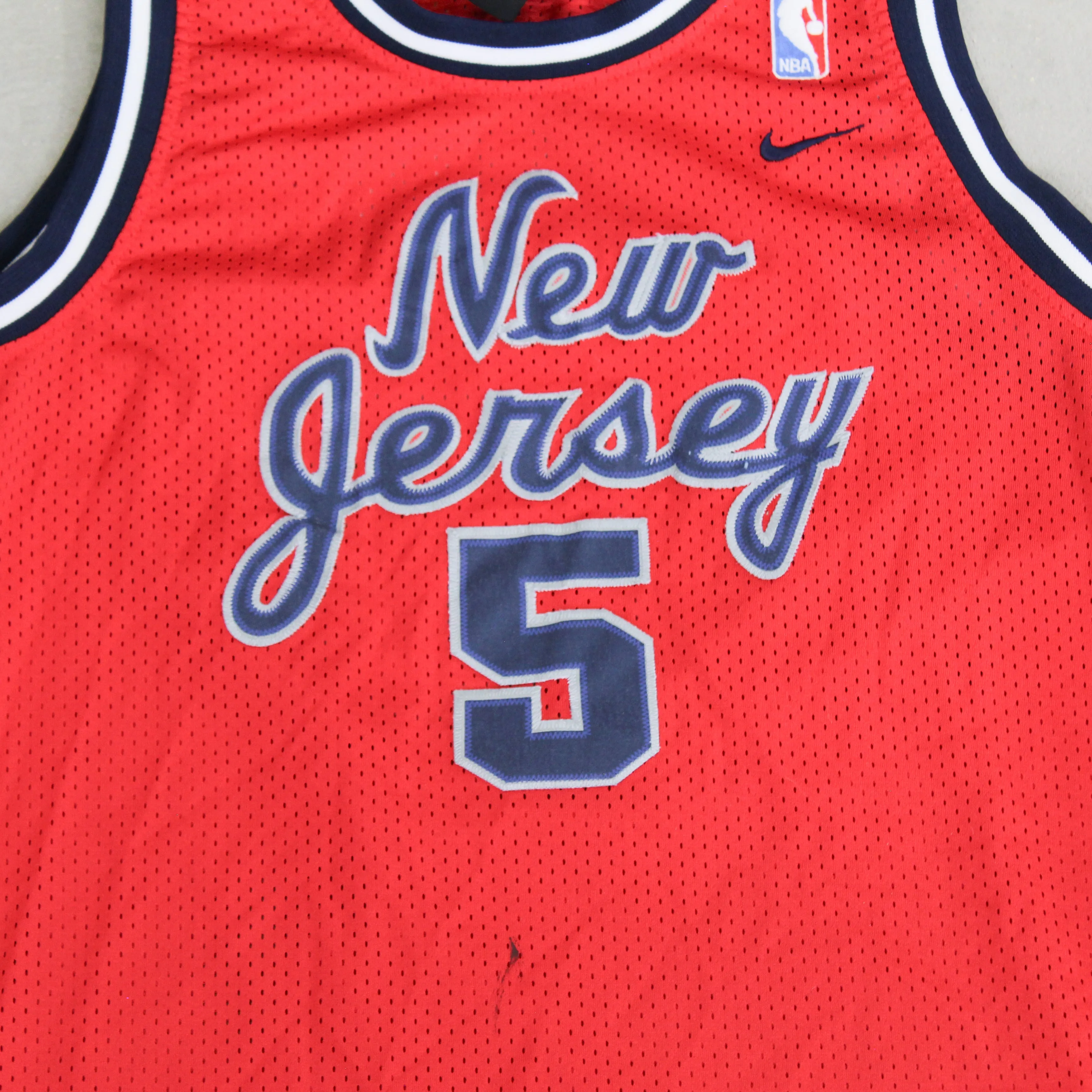 F- Vintage Brooklyn Nets New Jersey Text Jason Kidd NBA Nike Team Basketball Jersey sold by HG Vintage product image thumbnail 2