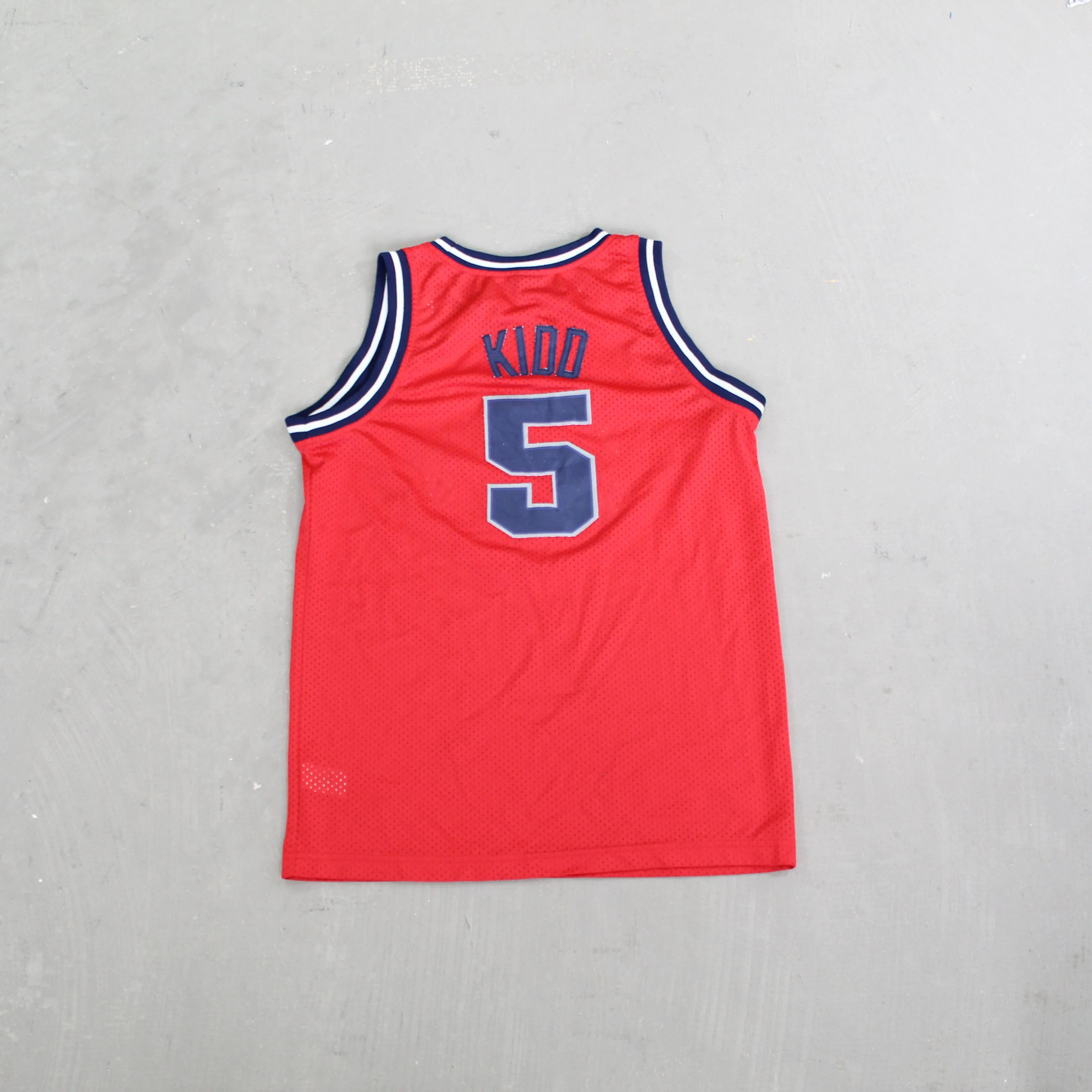 F- Vintage Brooklyn Nets New Jersey Text Jason Kidd NBA Nike Team Basketball Jersey sold by HG Vintage product image thumbnail 3