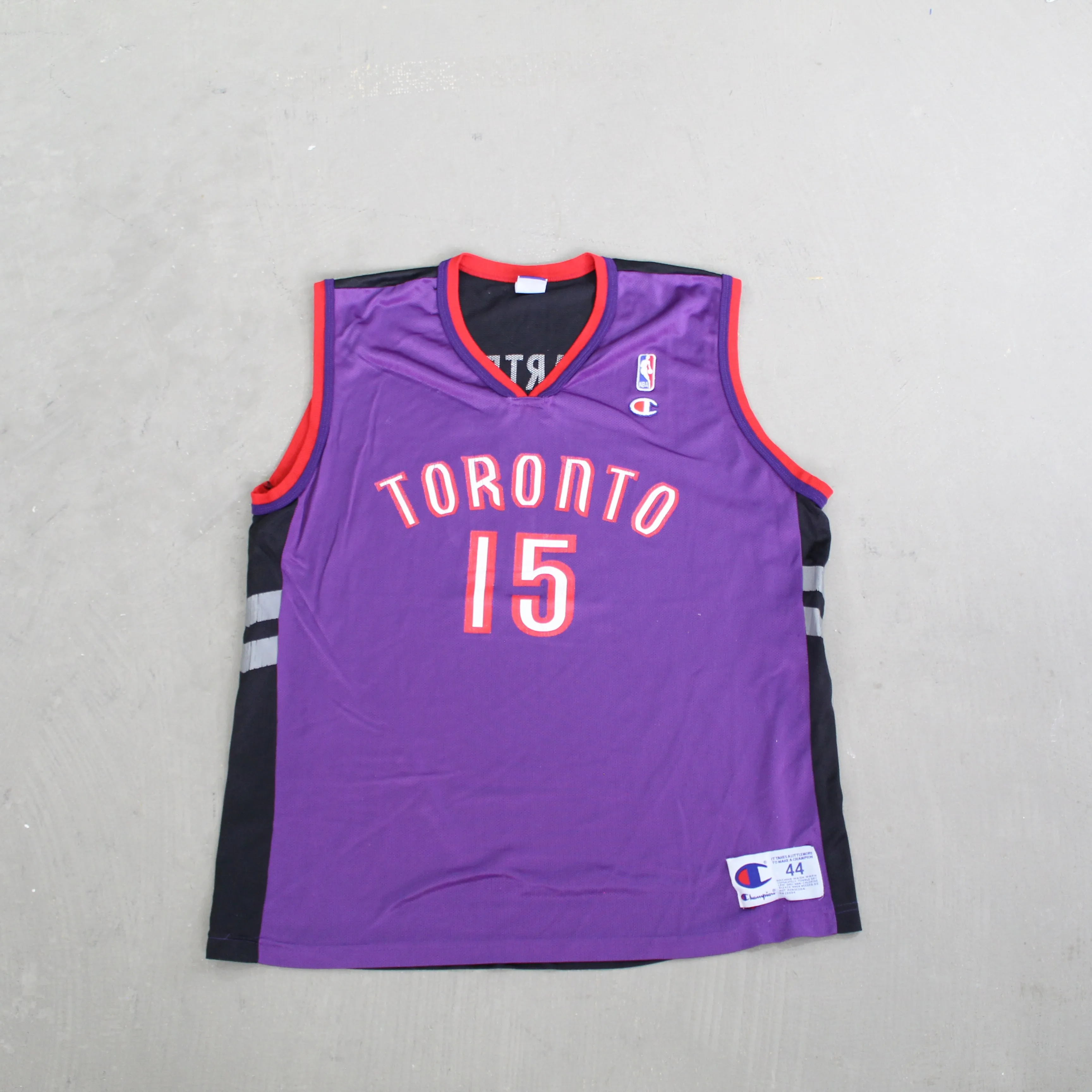 F- Vintage Toronto Raptors Vince Carter NBA Champion Basketball Jersey sold by HG Vintage