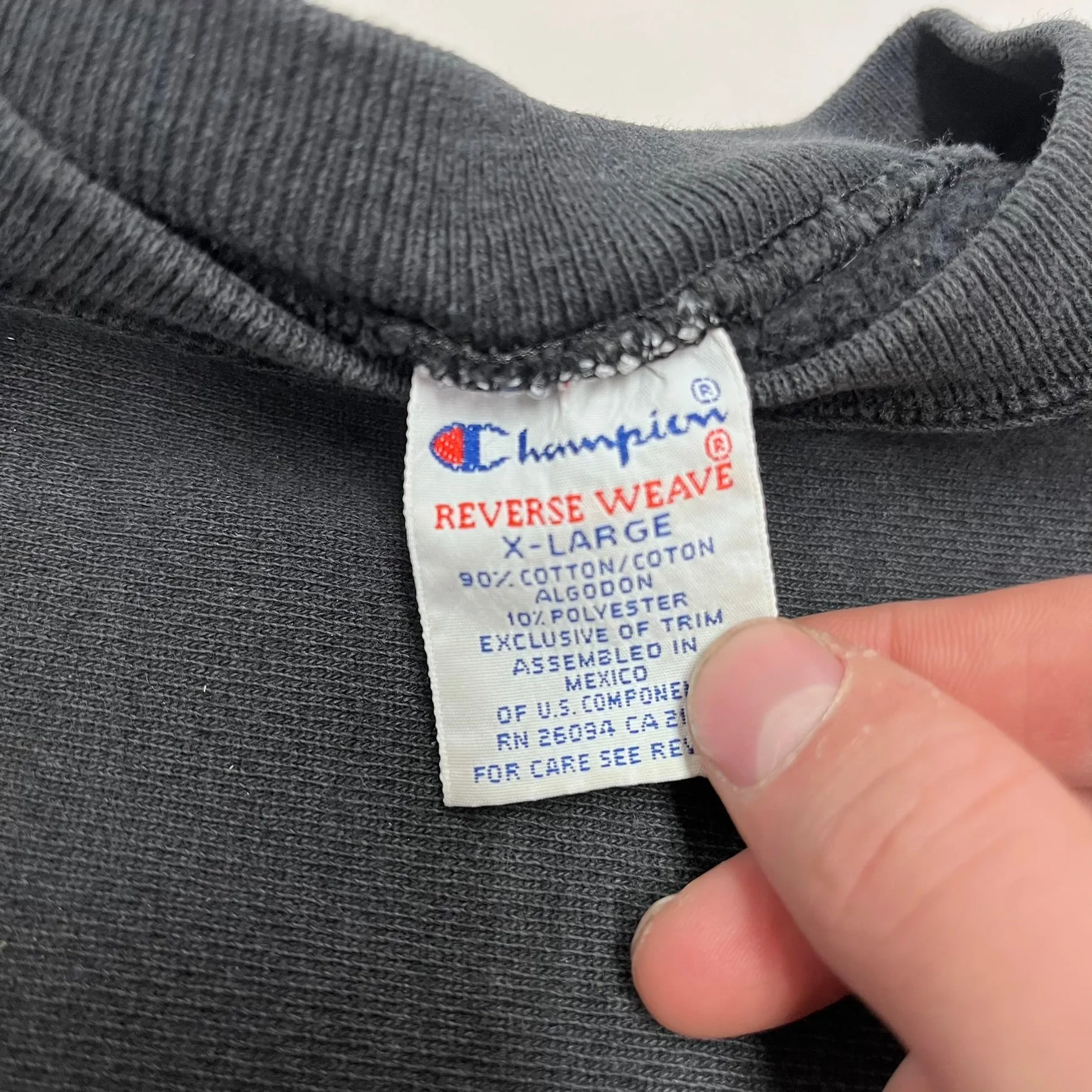 F- Vintage Champions Reverse Weave Houston's Restaurant Crewneck sold by HG Vintage product image thumbnail 3