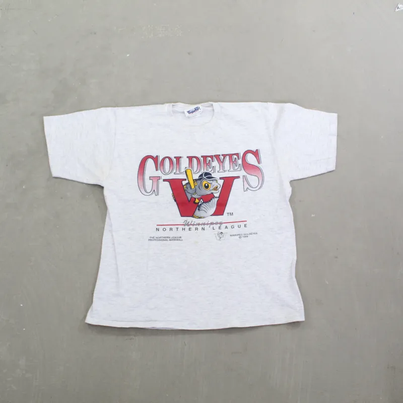 F- Vintage 1994 Winnipeg Golden Eye Baseball Team Single Stitch Tee sold by HG Vintage