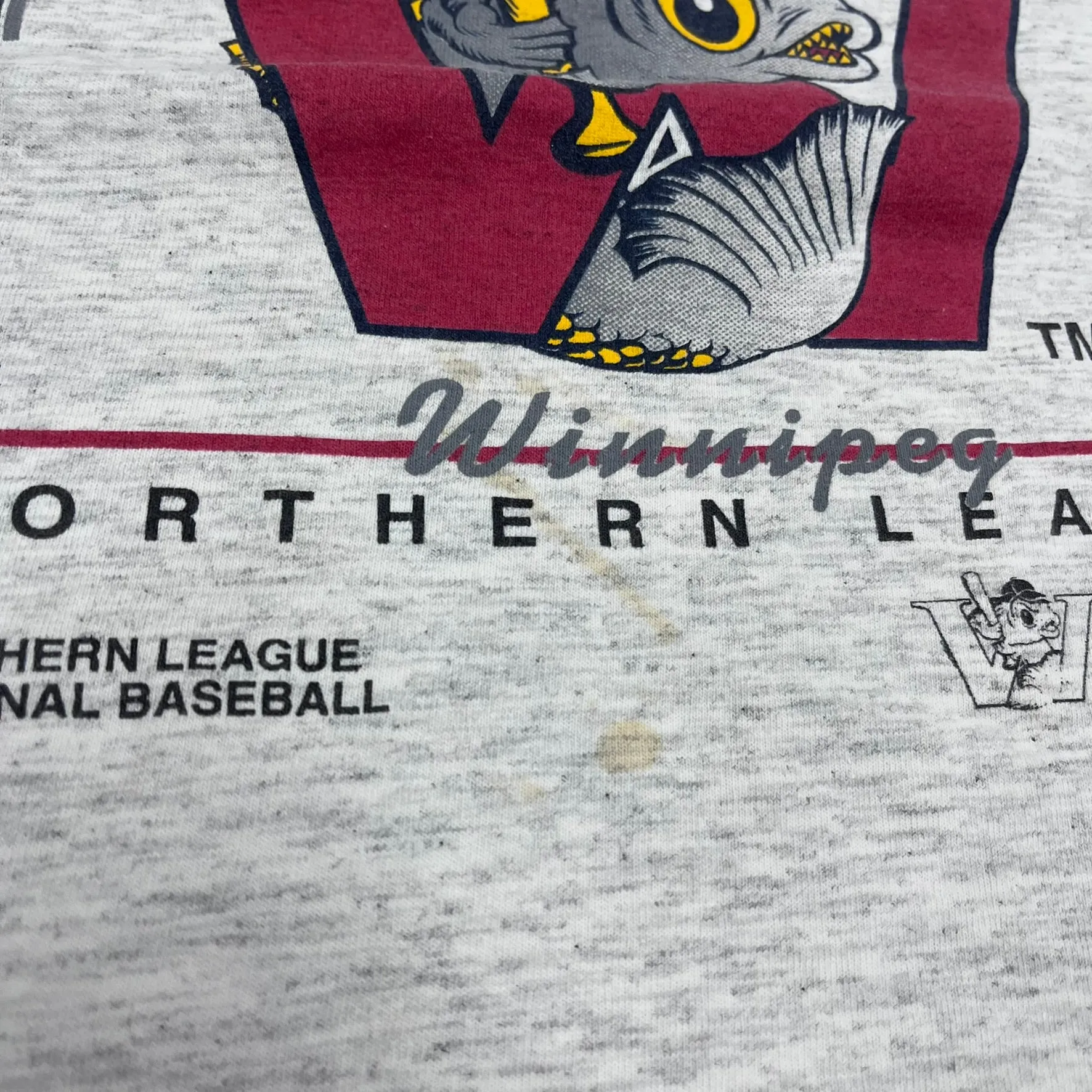 F- Vintage 1994 Winnipeg Golden Eye Baseball Team Single Stitch Tee sold by HG Vintage product image thumbnail 4
