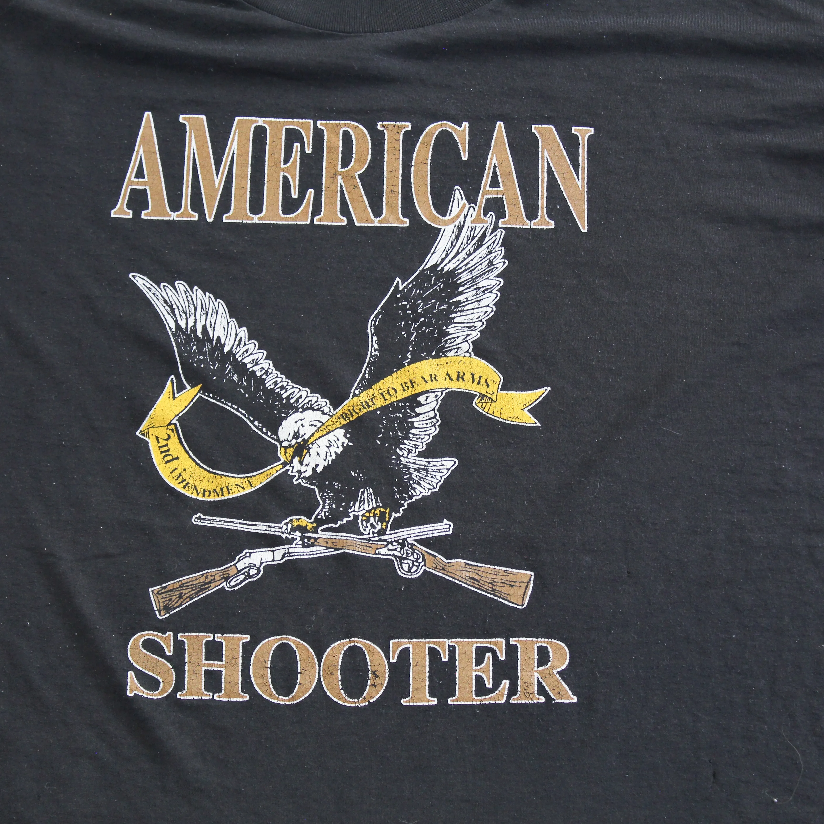 F- Vintage American Shooter Eagle & Rifle Single Stitch Hanes Tee sold by HG Vintage product image thumbnail 2