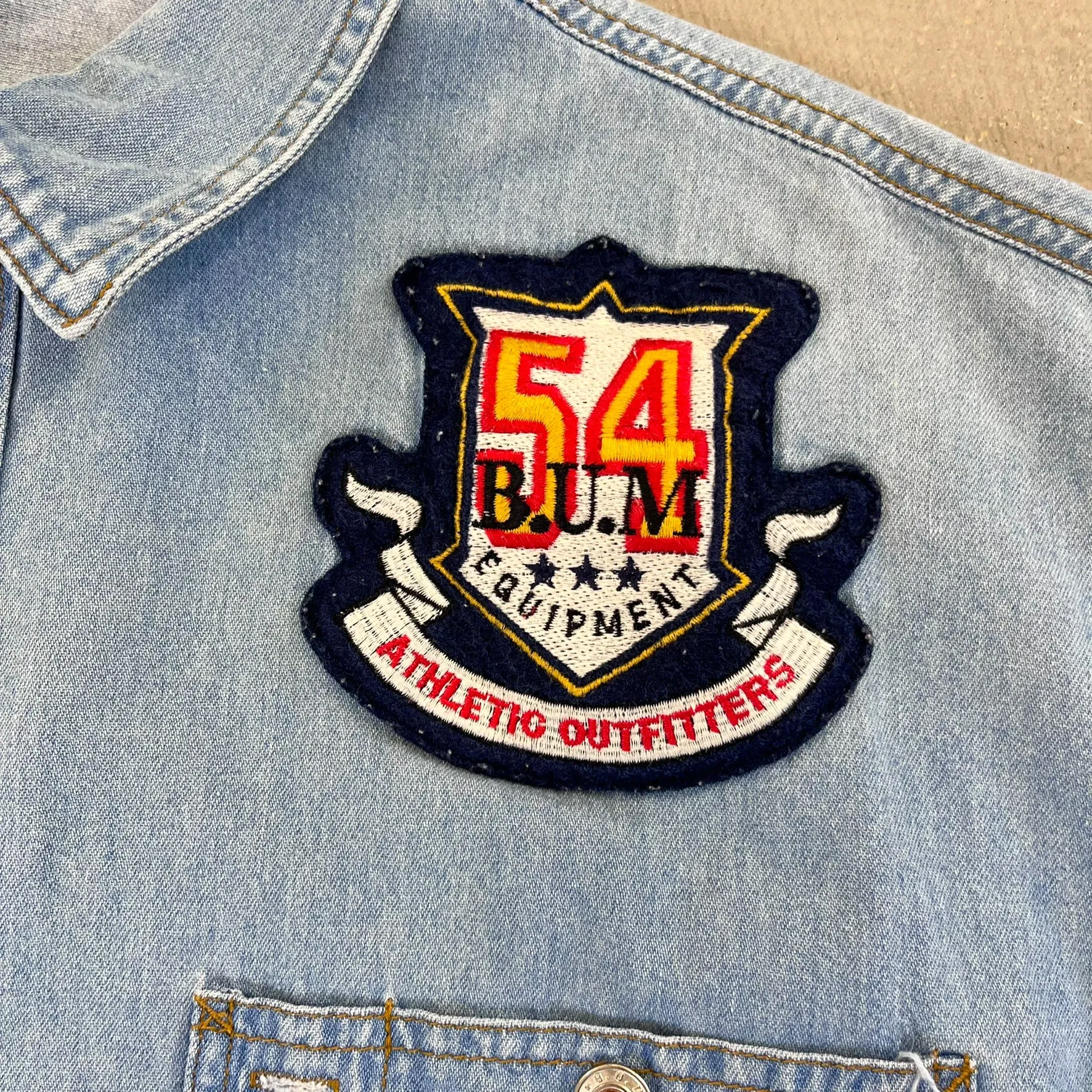F- Vintage B.U.M Equipment Denim Button Down Shirt sold by HG Vintage product image thumbnail 3