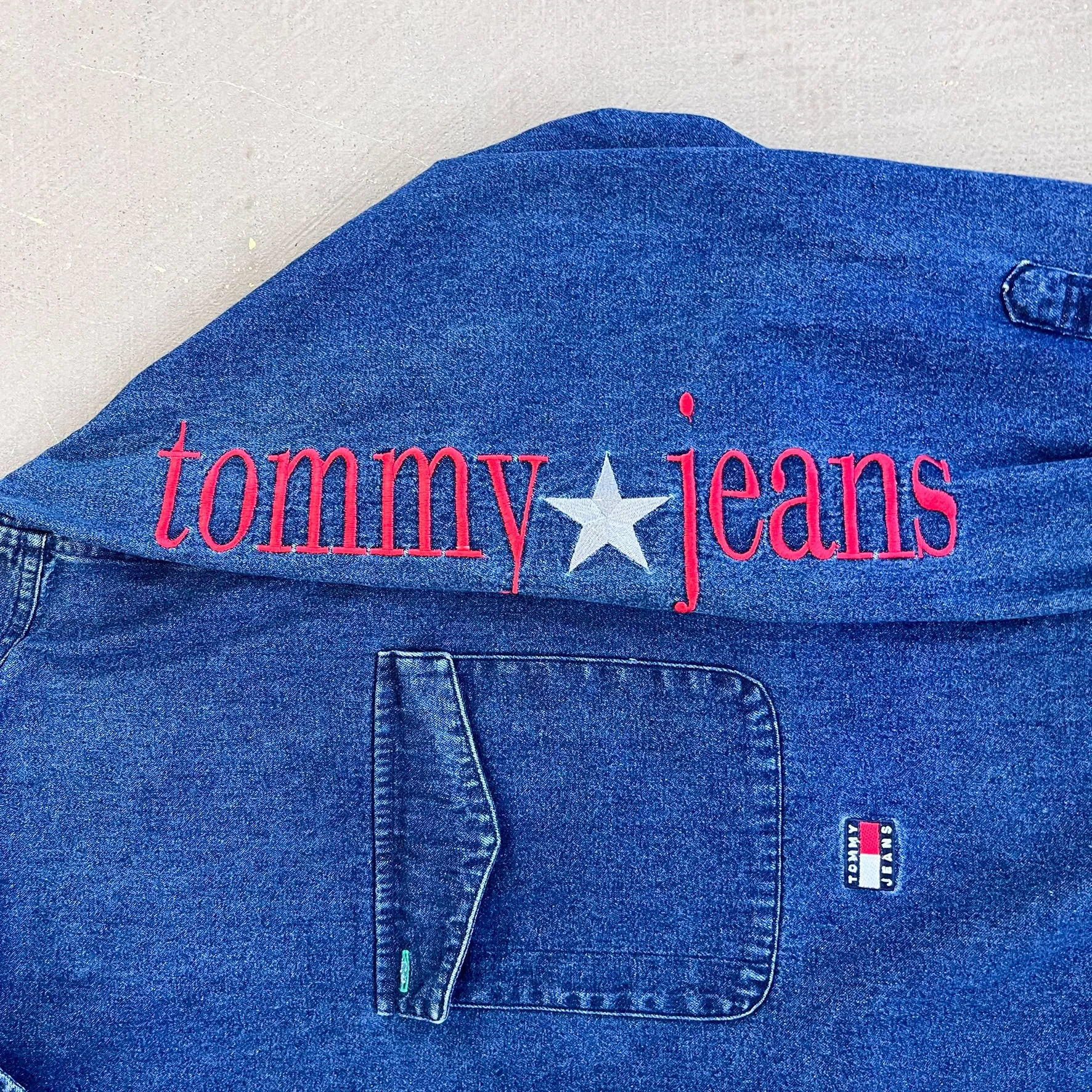 F- Vintage Tommy Hilfiger Jeans Denim Button Down Shirt sold by HG Vintage product image thumbnail 5