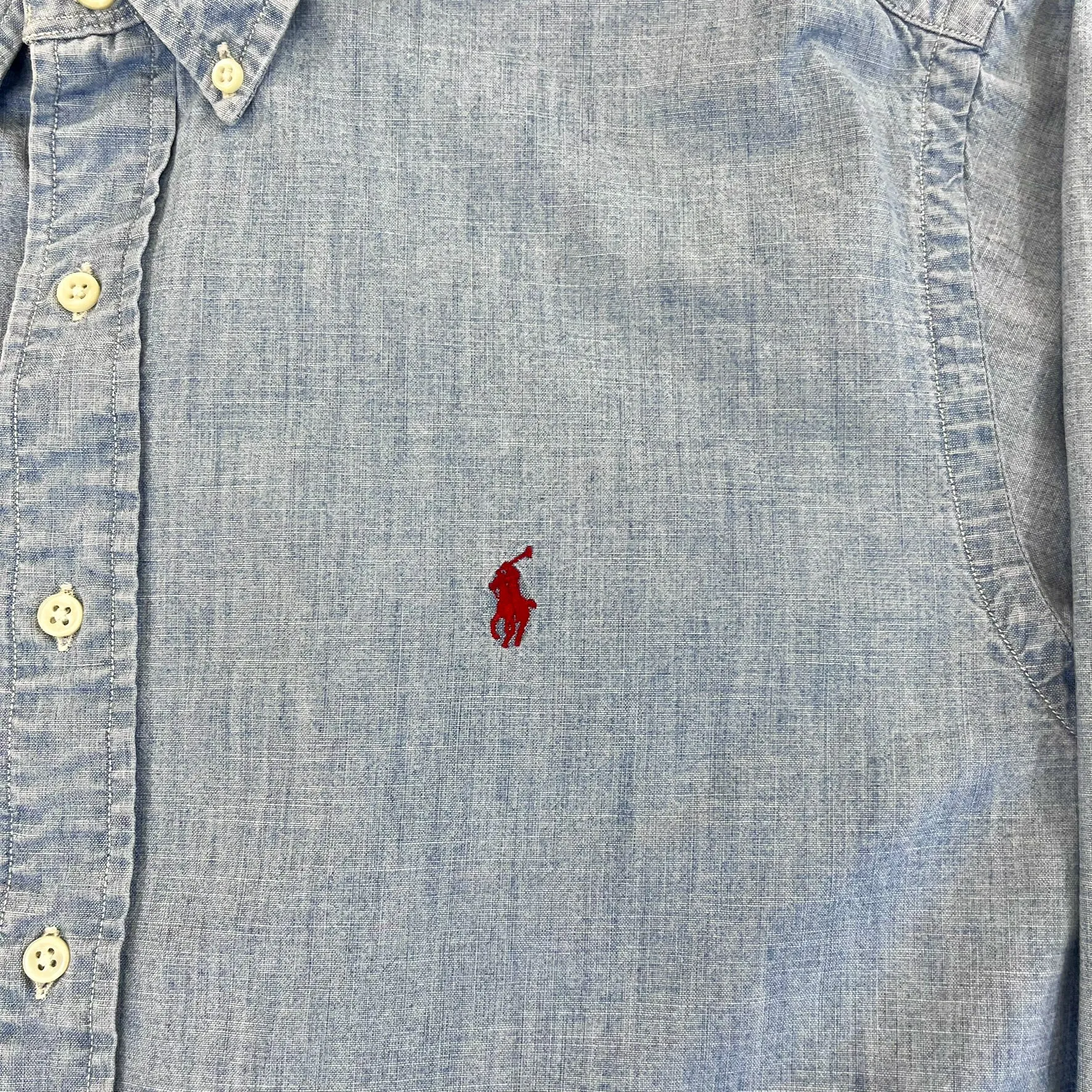 F- Vintage Polo Ralph Lauren Denim Style Button Down Shirt sold by HG Vintage product image thumbnail 4