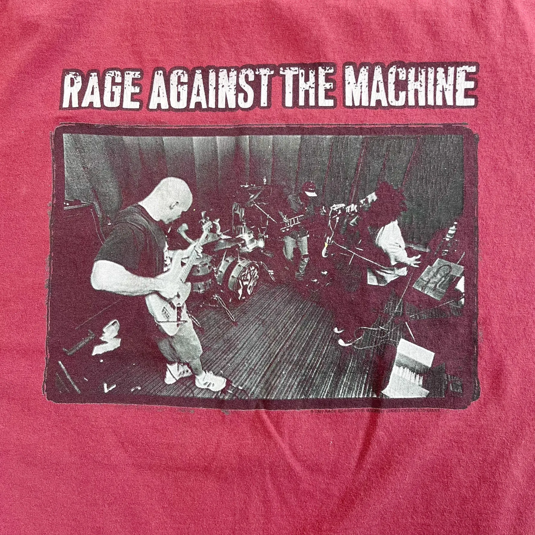 F- Vintage '97 Rage Against The Machine Picture & Text Giant Tag Tee sold by HG Vintage product image thumbnail 2