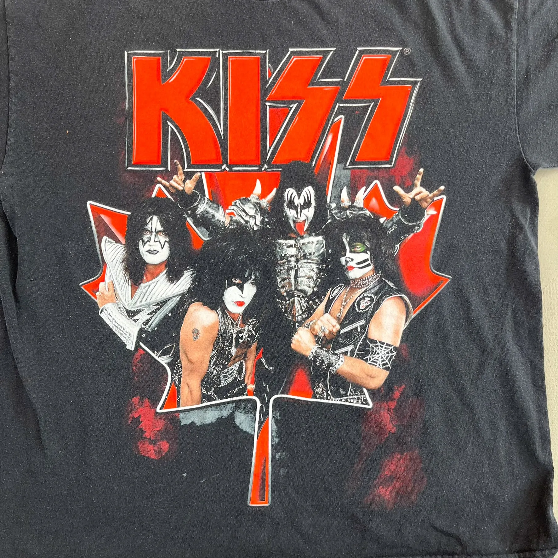F- 2013 Kiss Invades Canada Tour Picture Tee sold by HG Vintage product image thumbnail 2