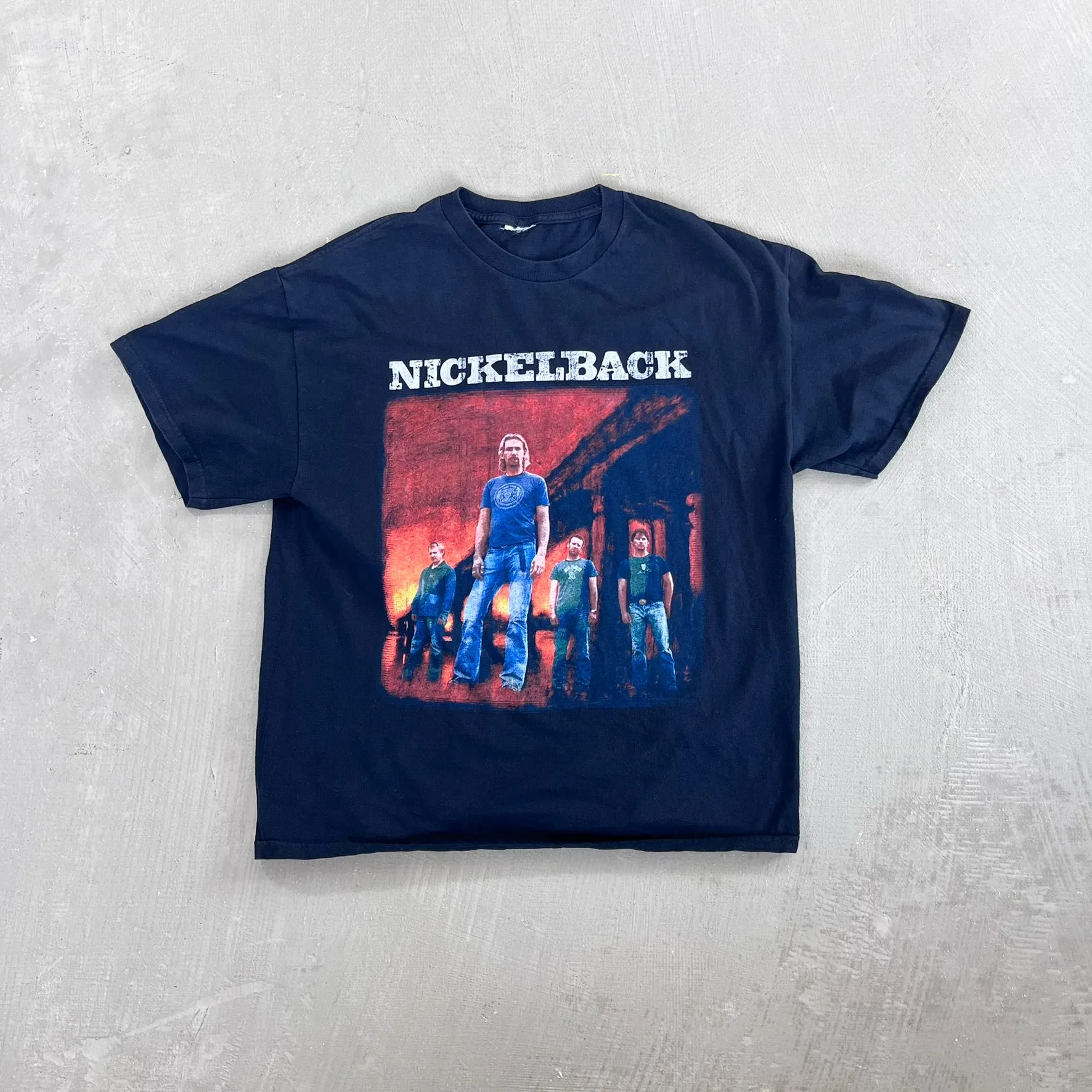 F- Vintage '04 Nickelback The Long Road Tour Picture Tee sold by HG Vintage