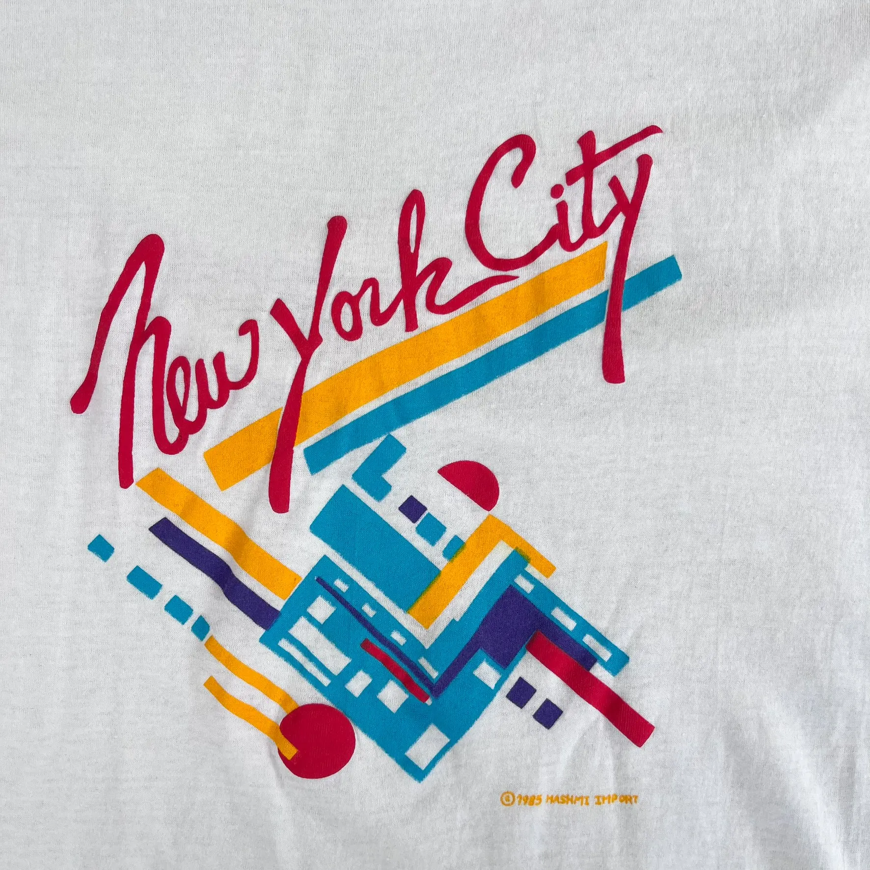 F- Vintage '85 New York City Text & Graphic Single Stitch Tee sold by HG Vintage product image thumbnail 2