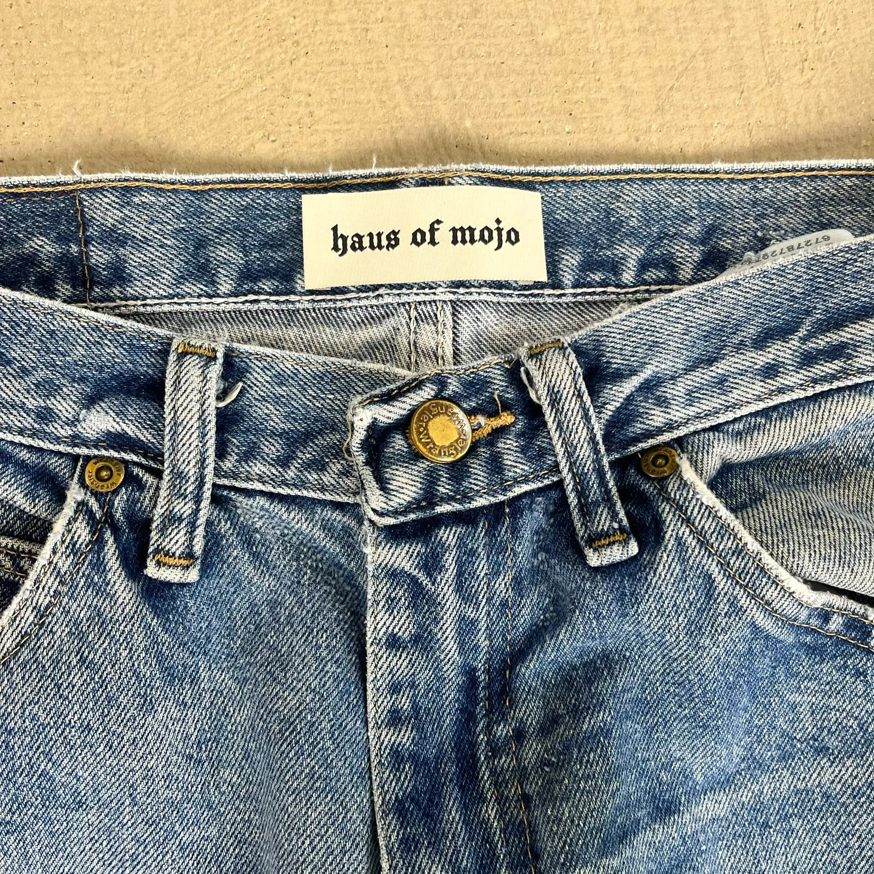 F- HOM Kiss/Tupac Wrangler Reworked Custom Jeans sold by HG Vintage product image thumbnail 5