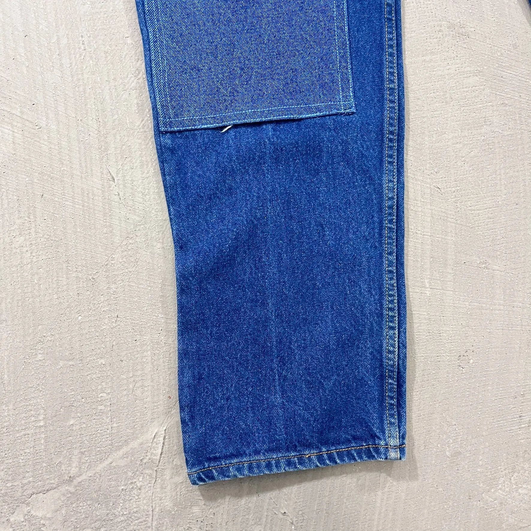 F- HOM Double Knees Levi's 550 Reworked Custom Jeans sold by HG Vintage product image thumbnail 4