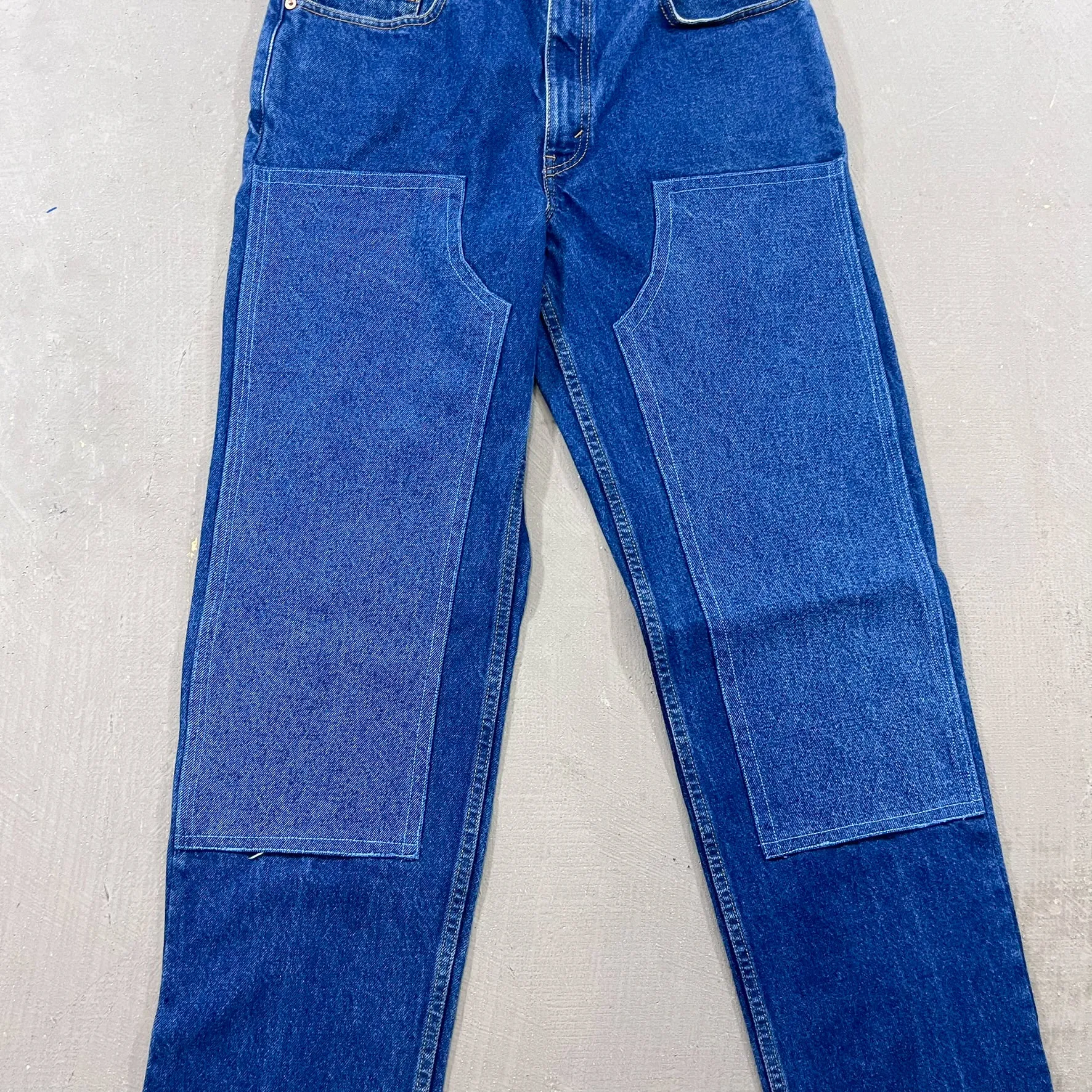 F- HOM Double Knees Levi's 550 Reworked Custom Jeans sold by HG Vintage product image thumbnail 3