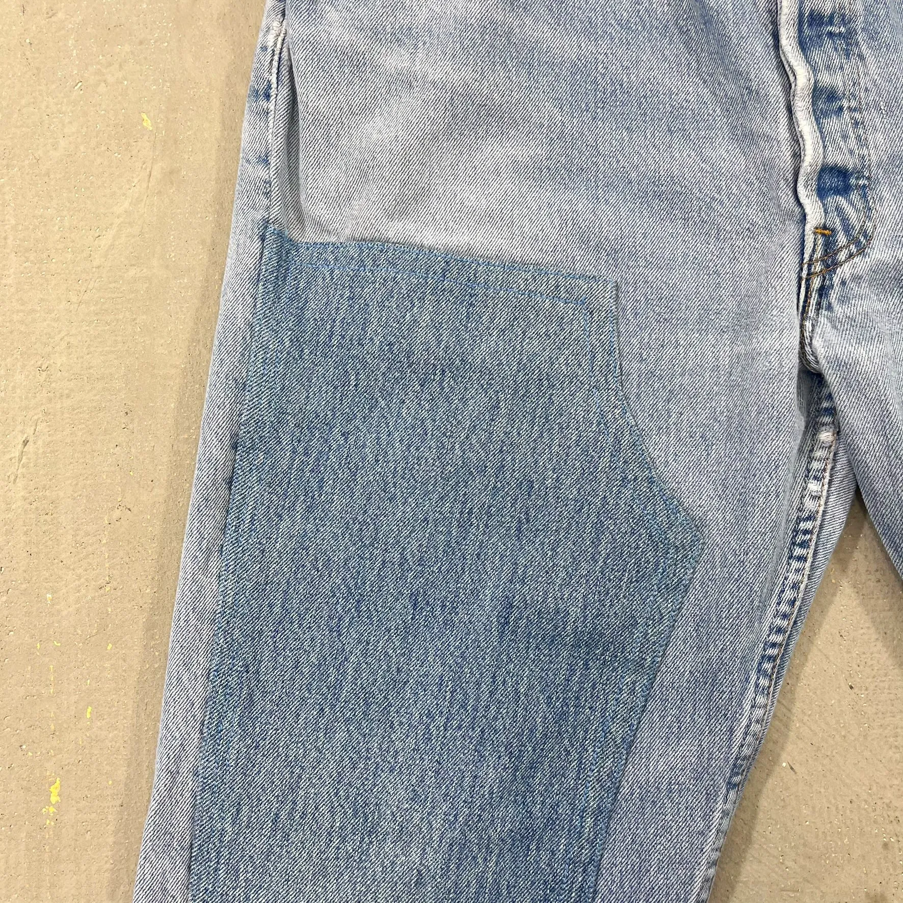F- HOM Double Knees Levi's 501 Reworked Custom Jeans sold by HG Vintage product image thumbnail 3