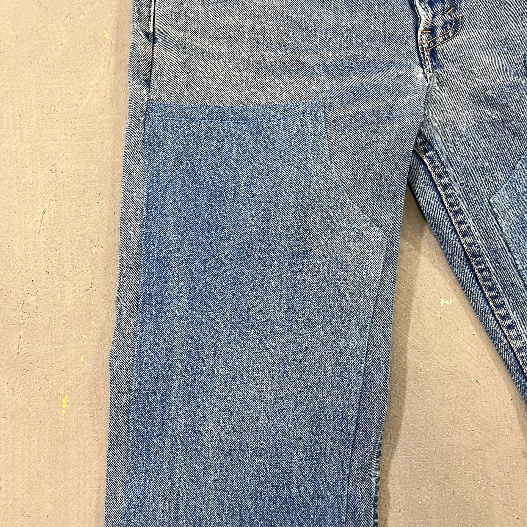 F- HOM Double Knees Levi's 501 Reworked Custom Jeans sold by HG Vintage product image thumbnail 4