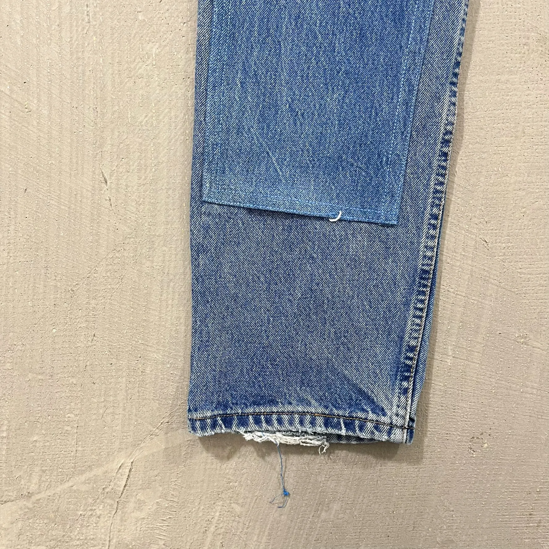 F- HOM Double Knees Levi's 501 Reworked Custom Jeans sold by HG Vintage product image thumbnail 5