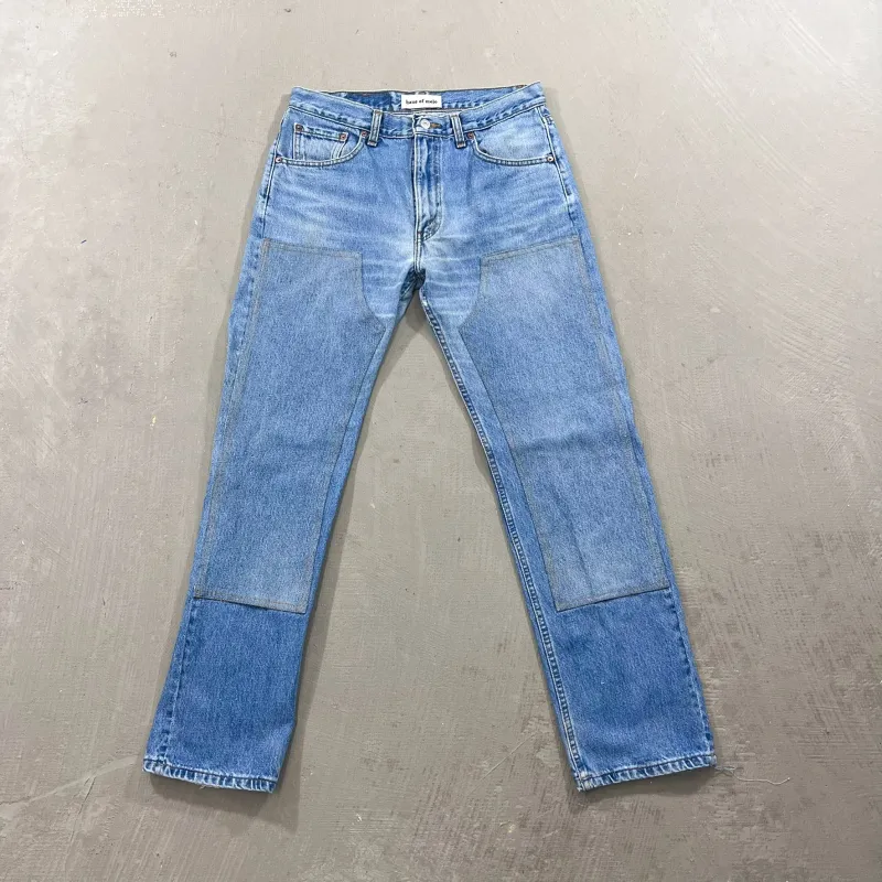 F- HOM Double Knees Levi's 510 Reworked Custom Jeans sold by HG Vintage