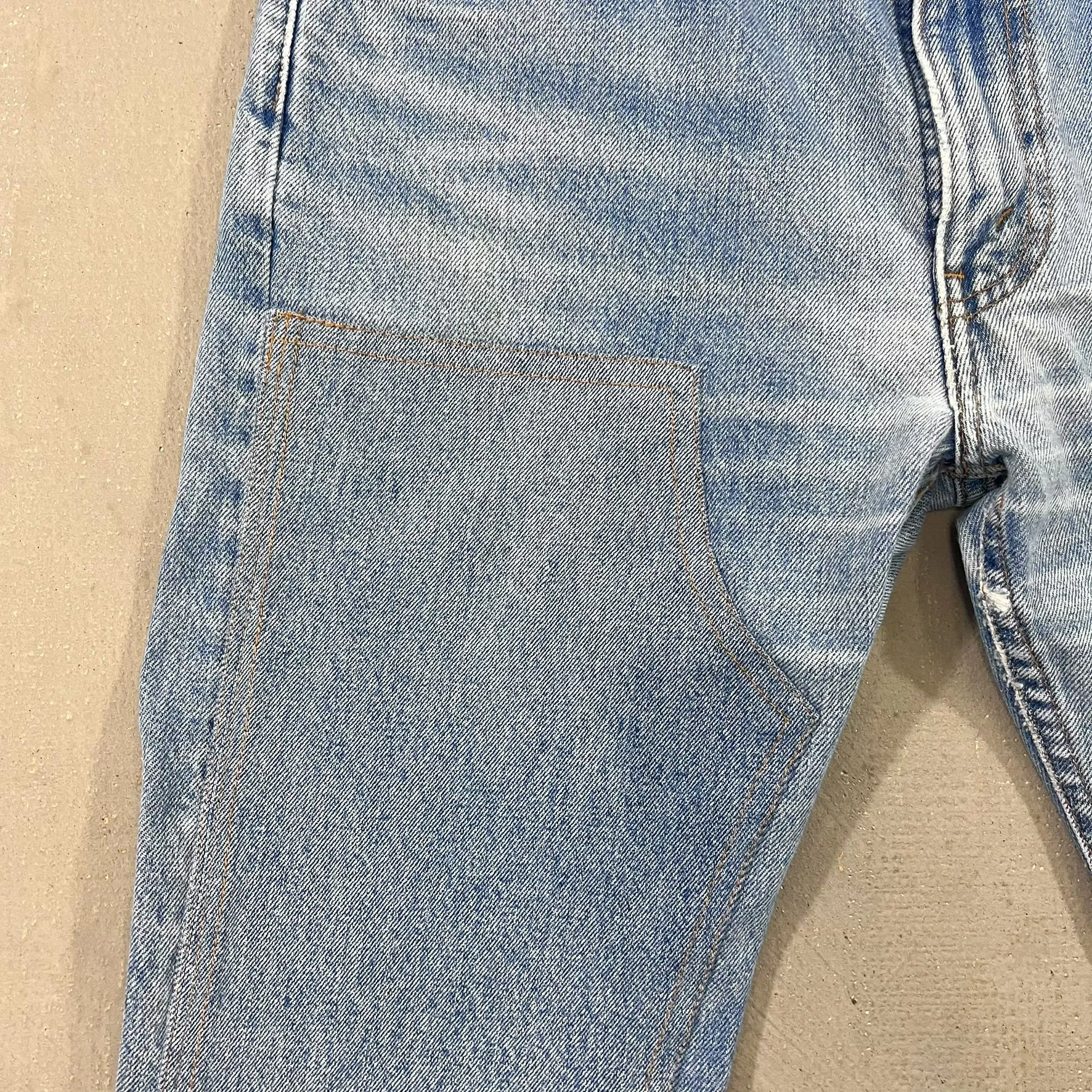 F- HOM Double Knees Levi's 510 Reworked Custom Jeans sold by HG Vintage product image thumbnail 5