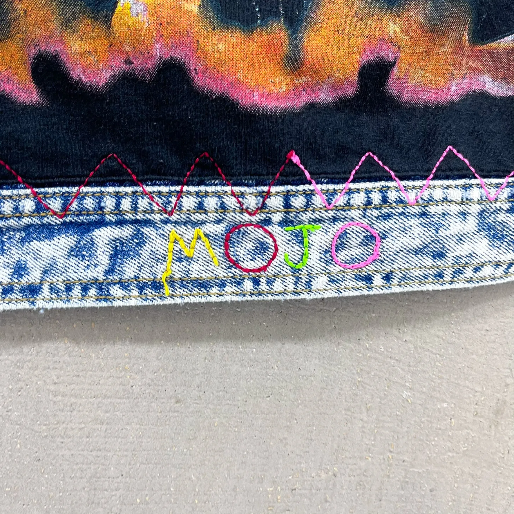 F- HOM Kiss Jordache Reworked Custom Denim Jackets sold by HG Vintage product image thumbnail 4