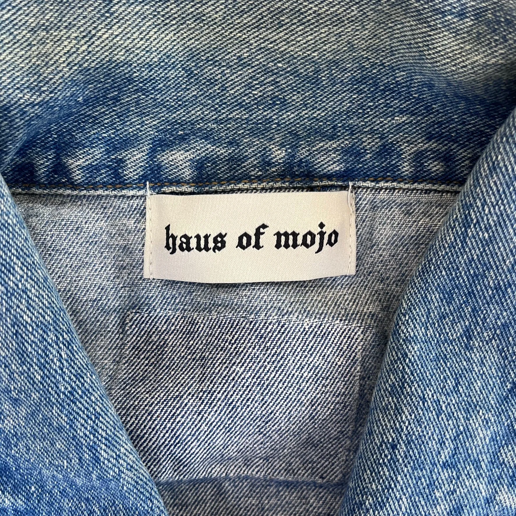 F- HOM Tupac Trust Nobody Reworked Custom Denim Jackets sold by HG Vintage product image thumbnail 3