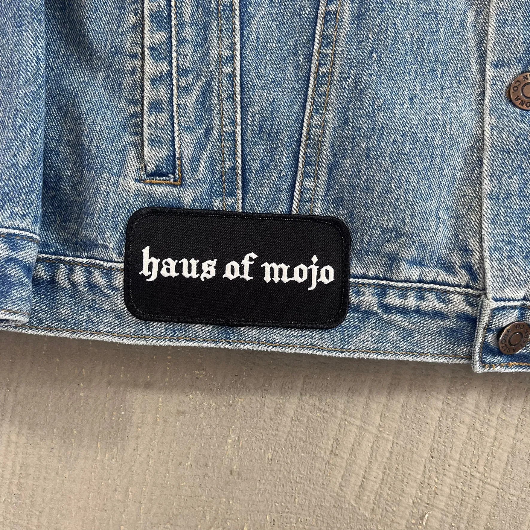 F- HOM Tupac Trust Nobody Reworked Custom Denim Jackets sold by HG Vintage product image thumbnail 2