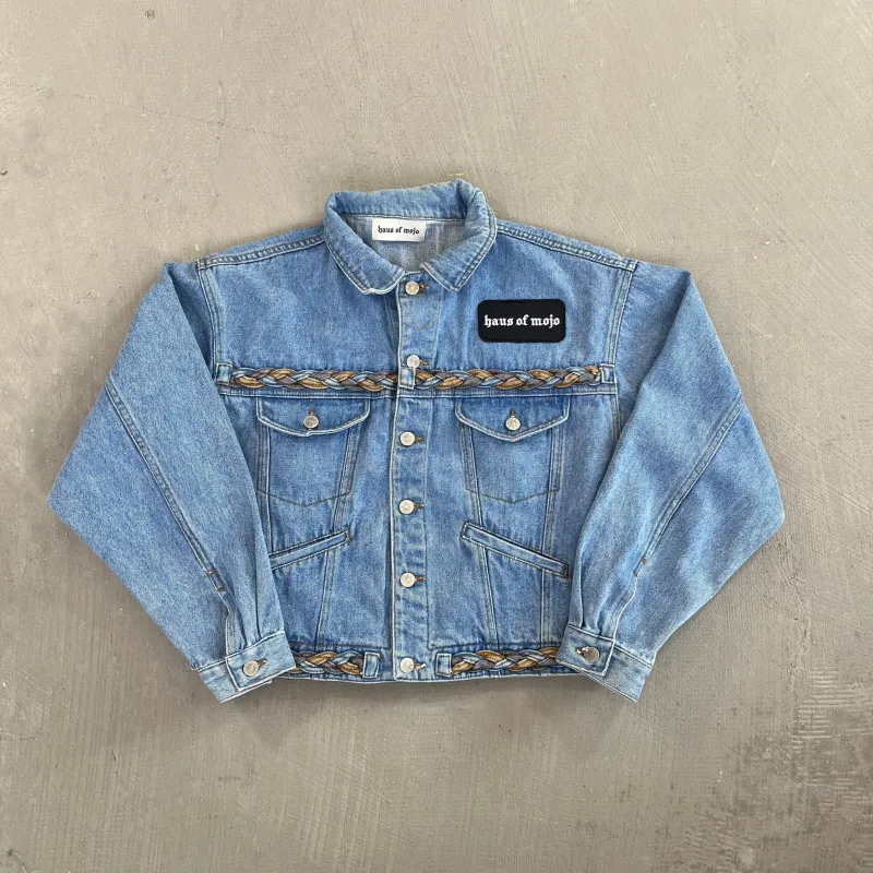 F- HOM Bob Marley Reworked Custom Denim Jackets sold by HG Vintage