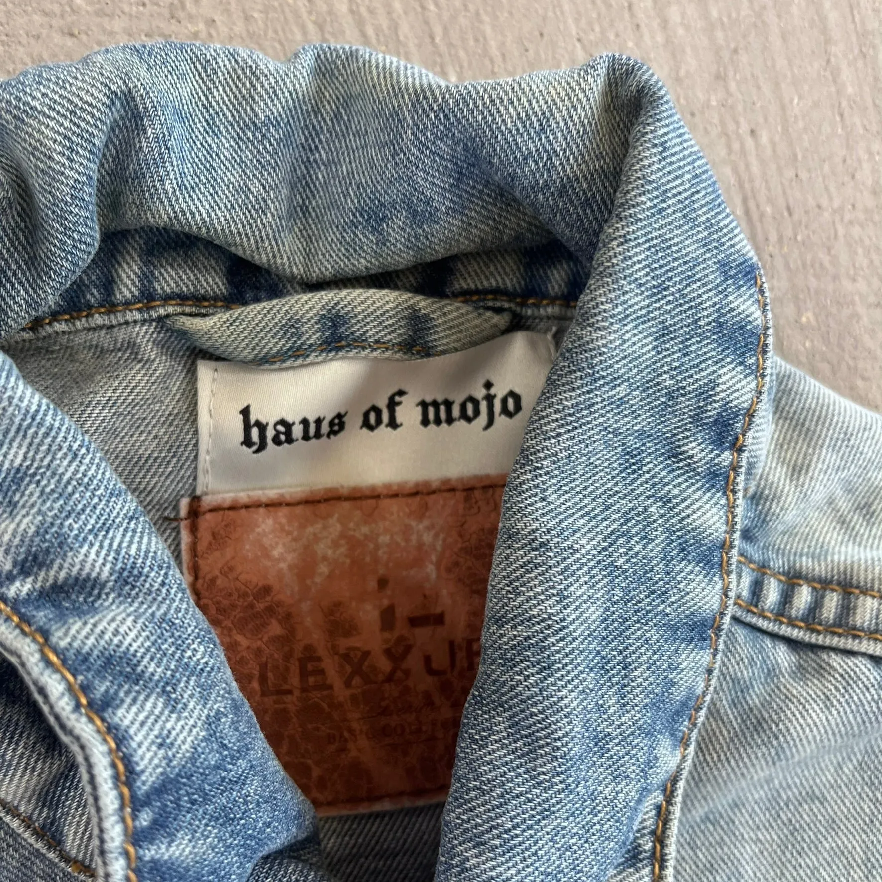F- HOM Iron Maiden Reworked Custom Denim Jackets sold by HG Vintage product image thumbnail 3