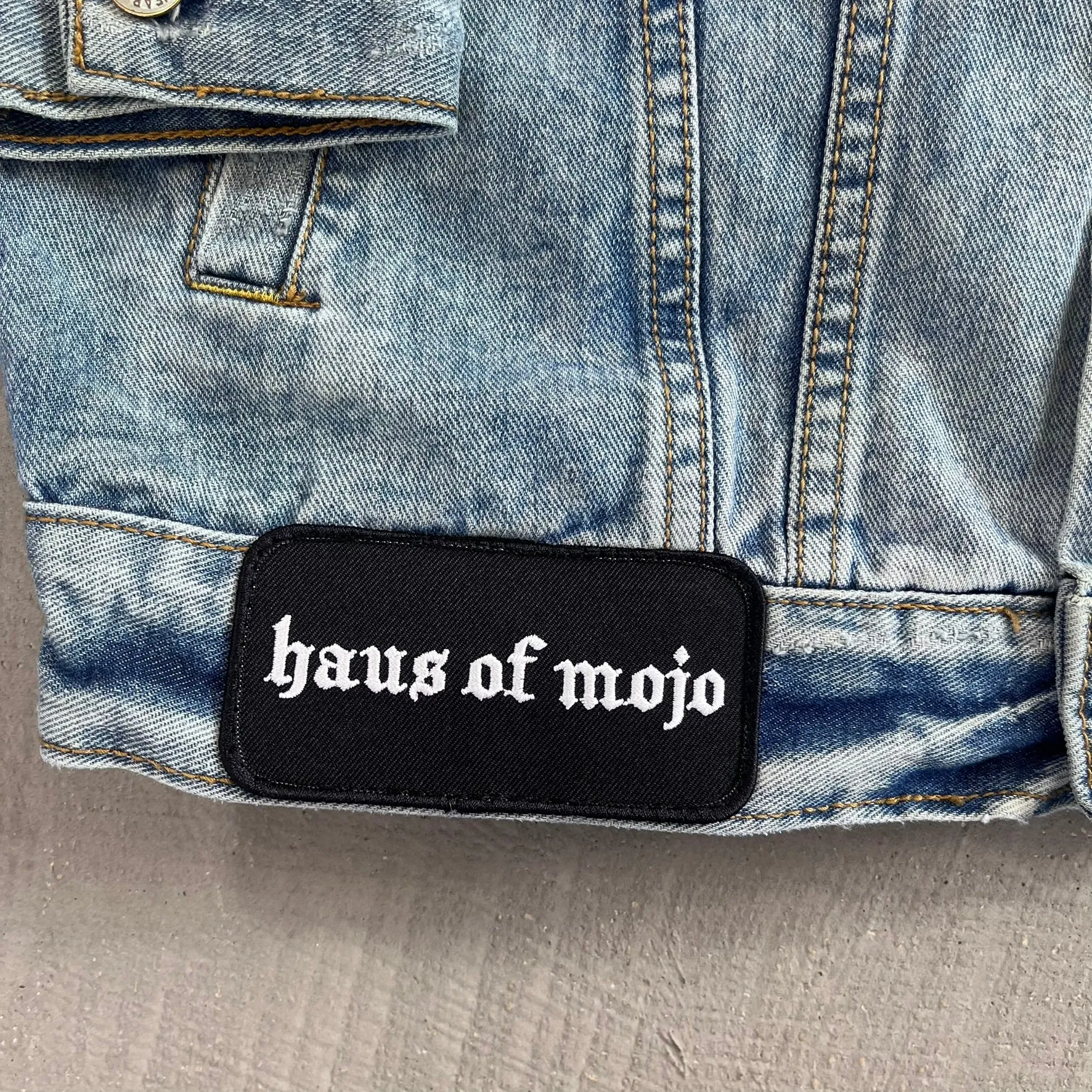 F- HOM Iron Maiden Reworked Custom Denim Jackets sold by HG Vintage product image thumbnail 2