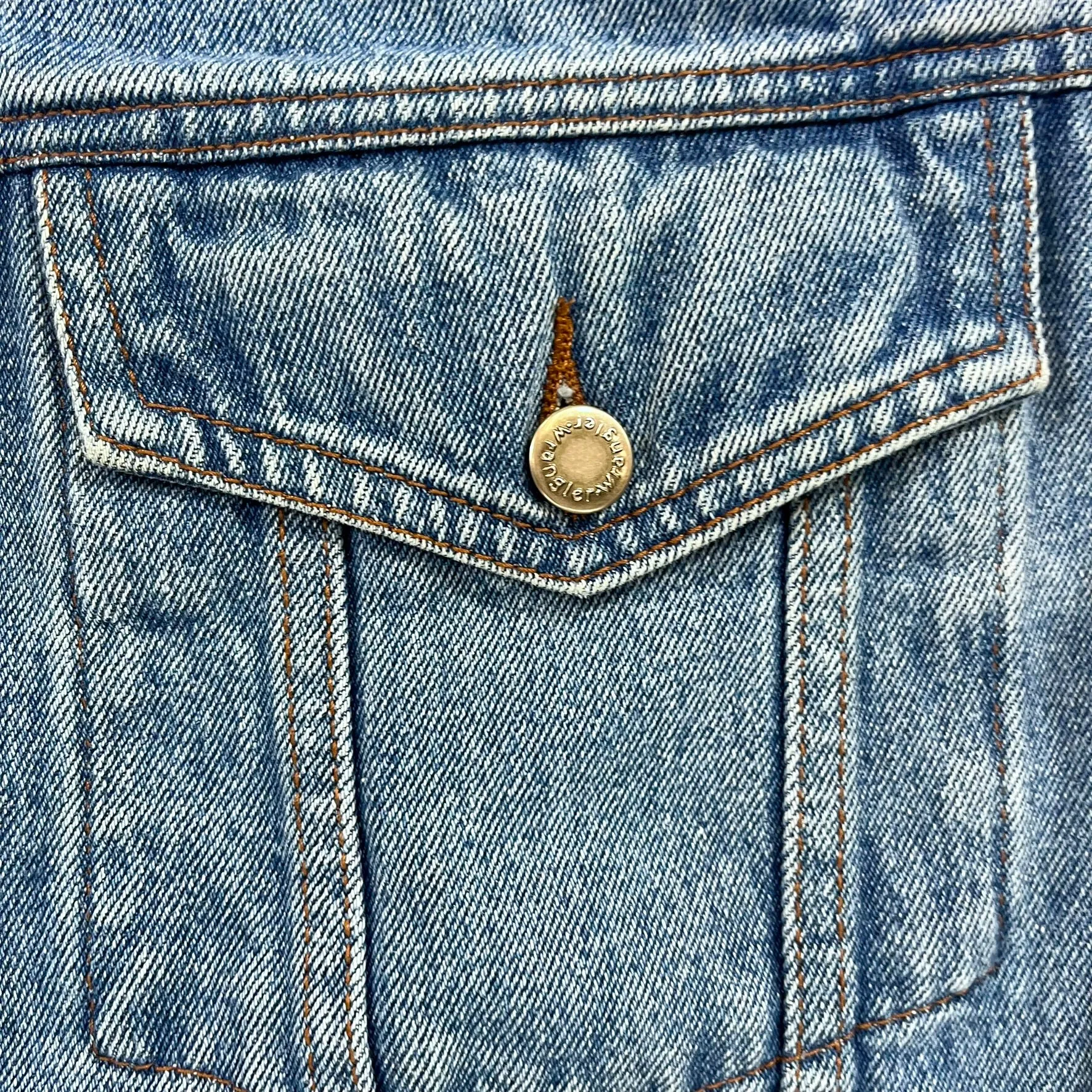 F- HOM Tupac Wrangler Reworked Custom Denim Jackets sold by HG Vintage product image thumbnail 4