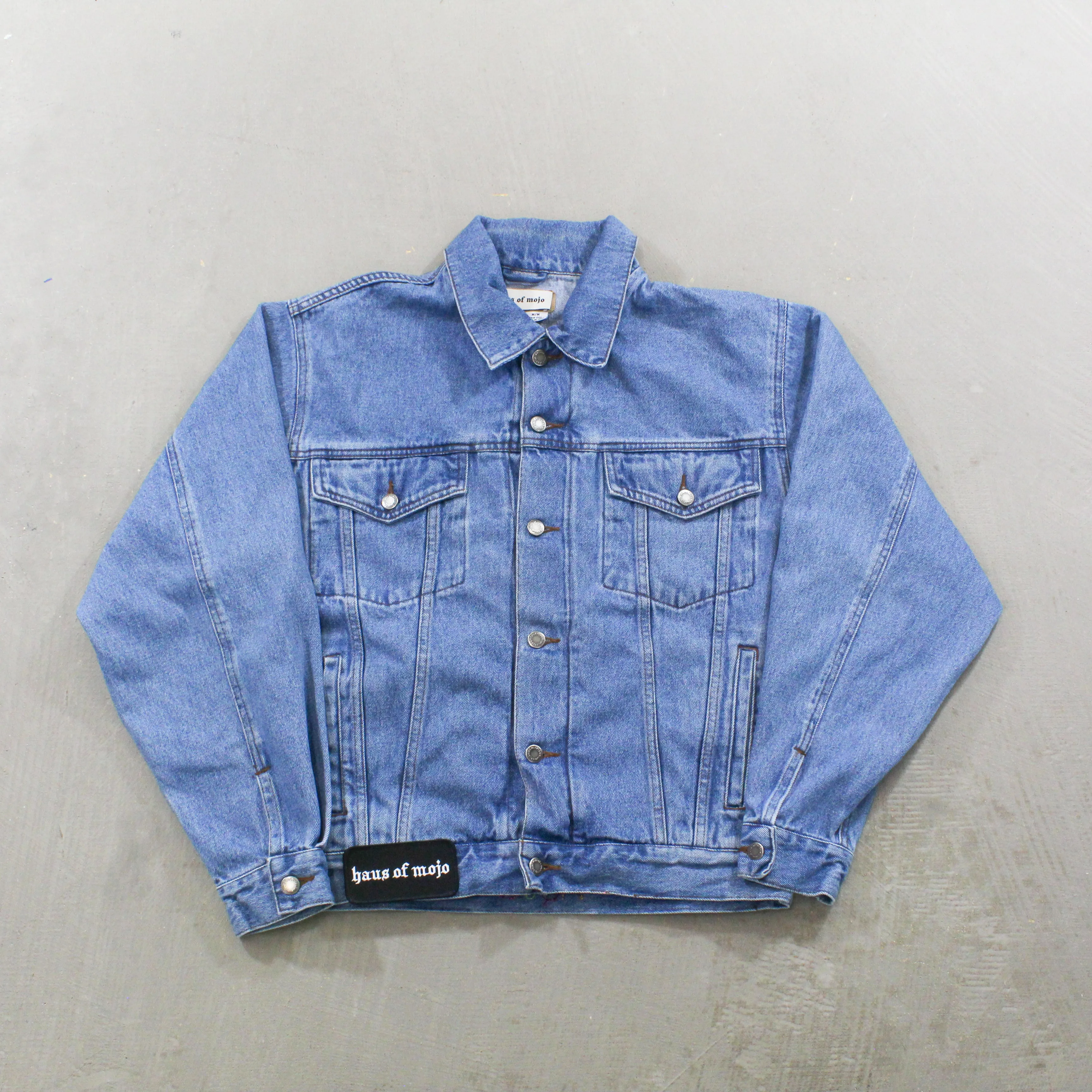 F- HOM Tupac Wrangler Reworked Custom Denim Jackets sold by HG Vintage