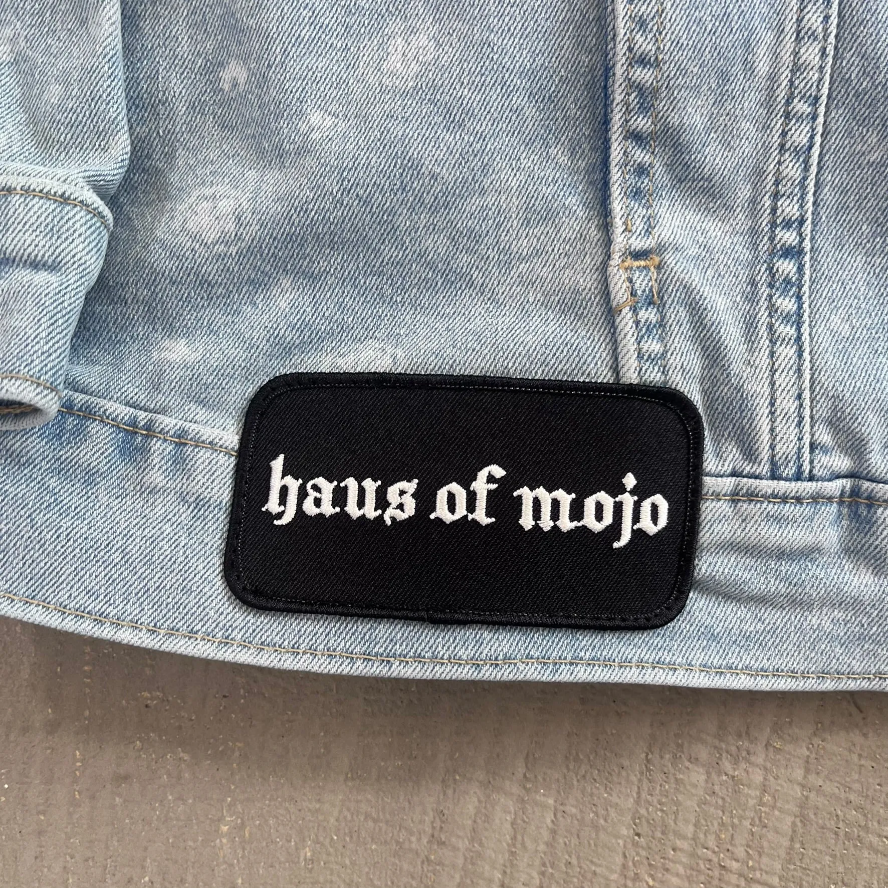 F- HOM Tupac Levi's Bandana Pattern Reworked Custom Denim Jackets sold by HG Vintage product image thumbnail 2