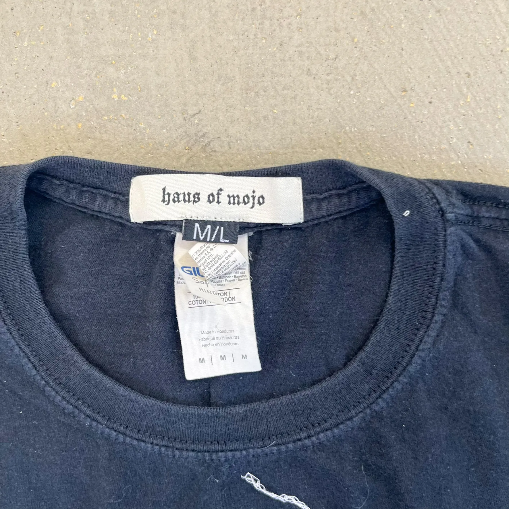 F- HOM Drake & Migos Reworked Dbl Stitch Crop Top sold by HG Vintage product image thumbnail 3