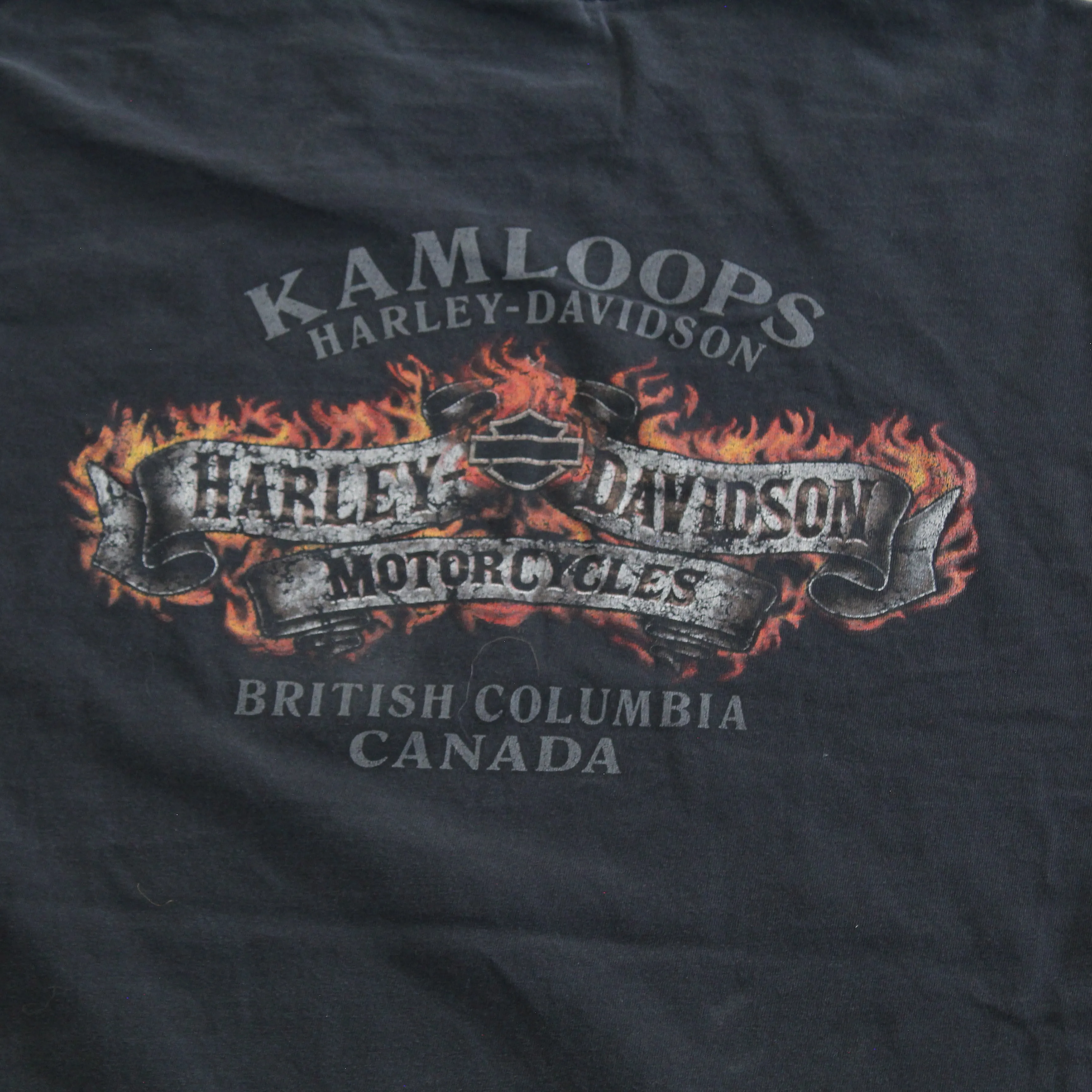 F- 2010 Harley Davidson Kamloops BC Canada Long Sleeve Tee sold by HG Vintage product image thumbnail 4