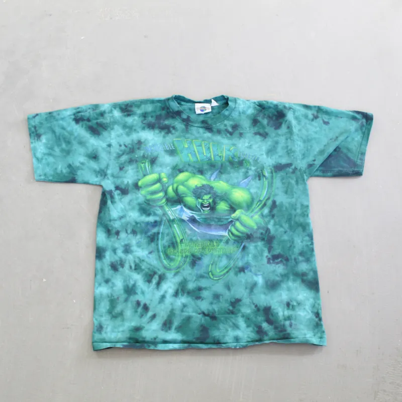 F- Vintage Universal Studio The Incredible Hulk Coaster Single Stitch Tee sold by HG Vintage