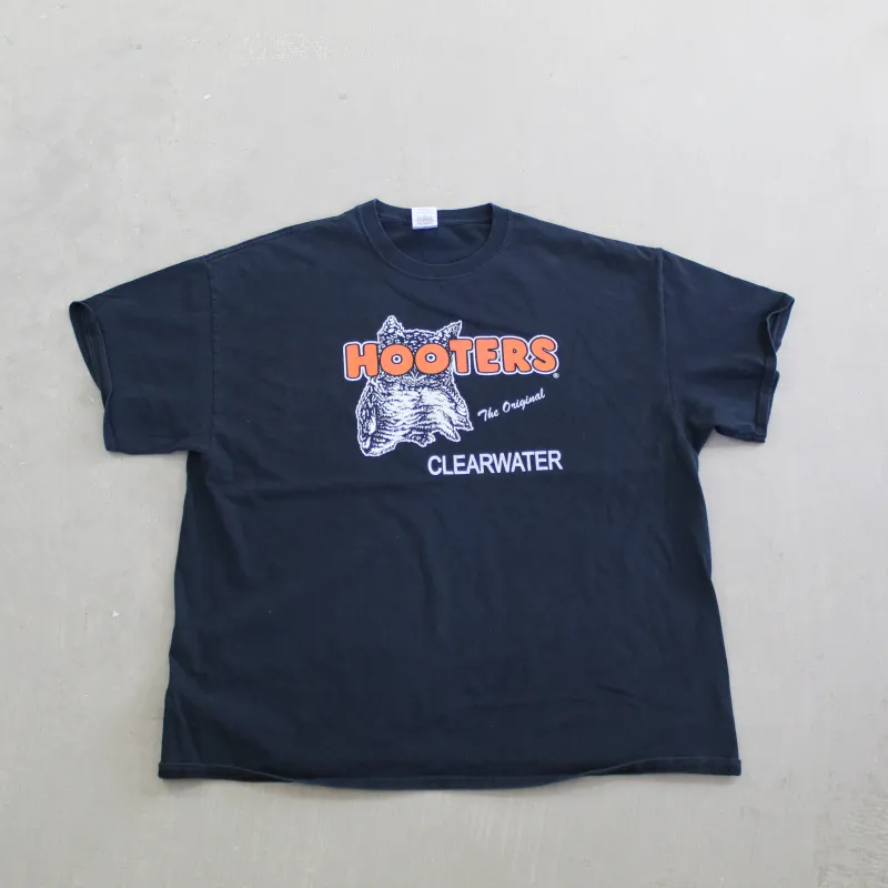 F- Vintage Hooters Clearwater Logo Tee sold by HG Vintage